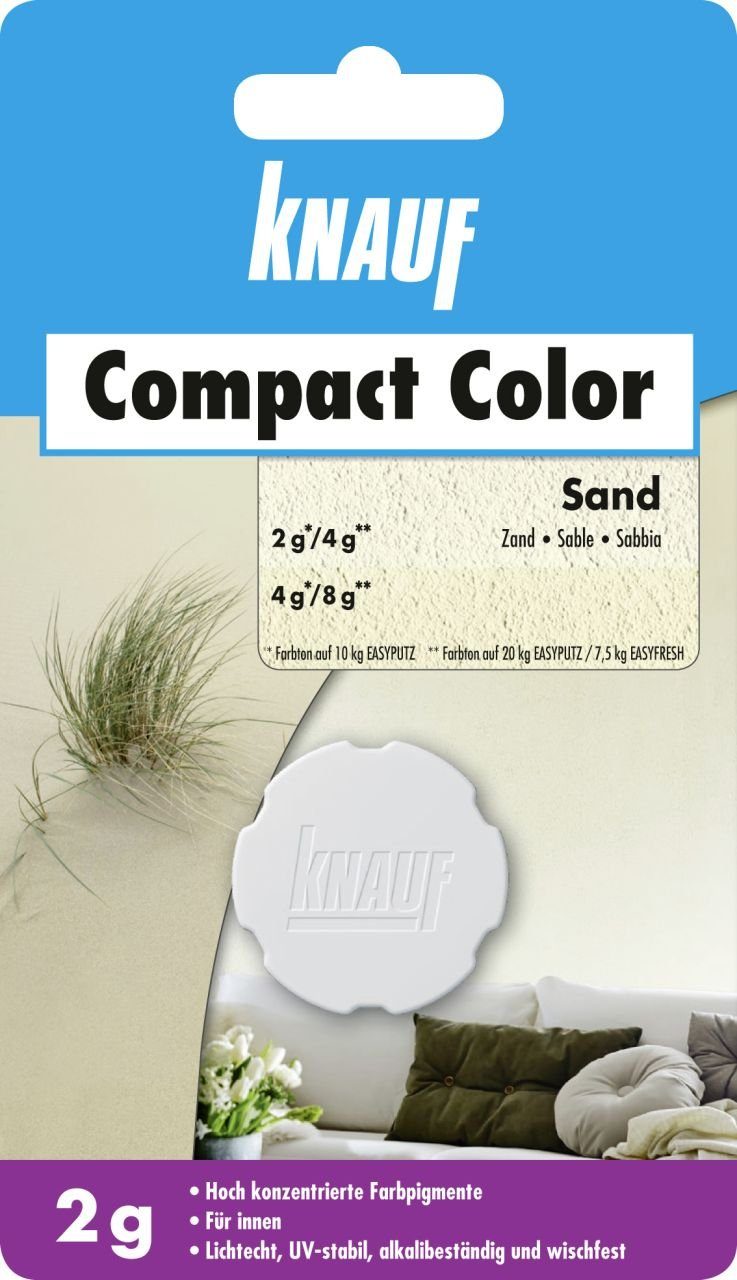 KNAUF Gips-Kalk-Putz Knauf Farbpigment Compact Color 2 g sand