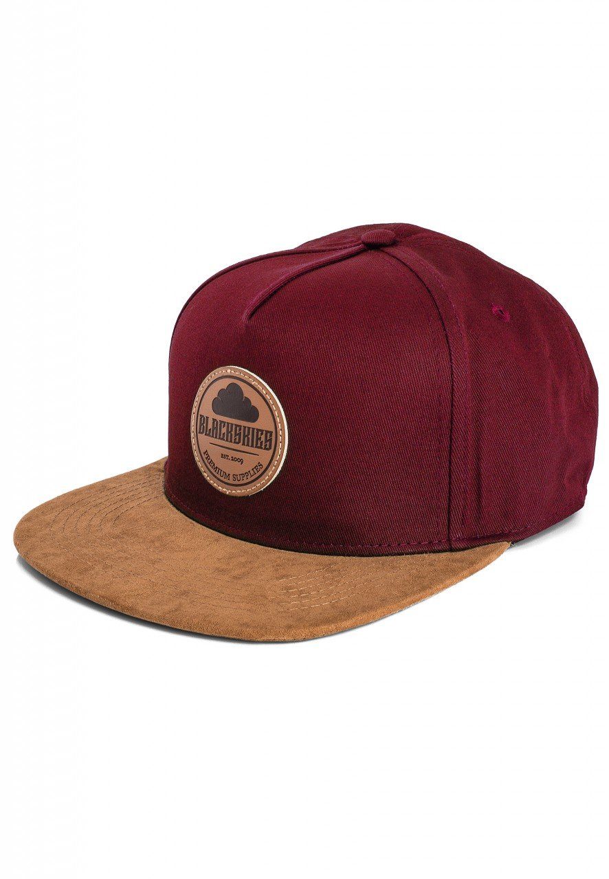 Blackskies Snapback Cap Pathfinder Snapback Cap Weinrot-Beige