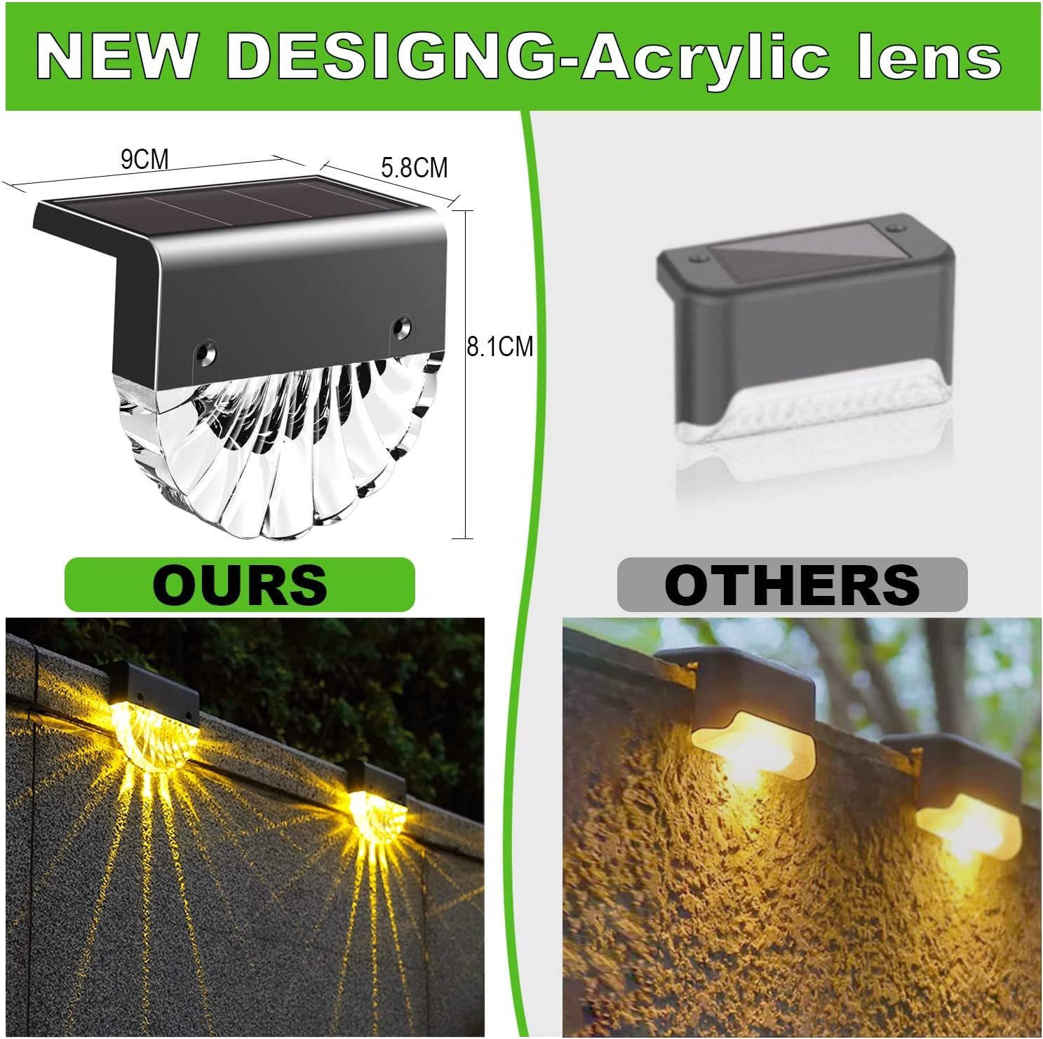 N NORA TWIPS LED Solarleuchte LED Solarleuchten Garten 6er Set Außen Wandlampe warmweiß Farbwechsel, LED fest integriert, warmweiß, mehrfarbig, Solarbetrieb Lichtsensor Farbwechsel warmweiß wetterfest IP55