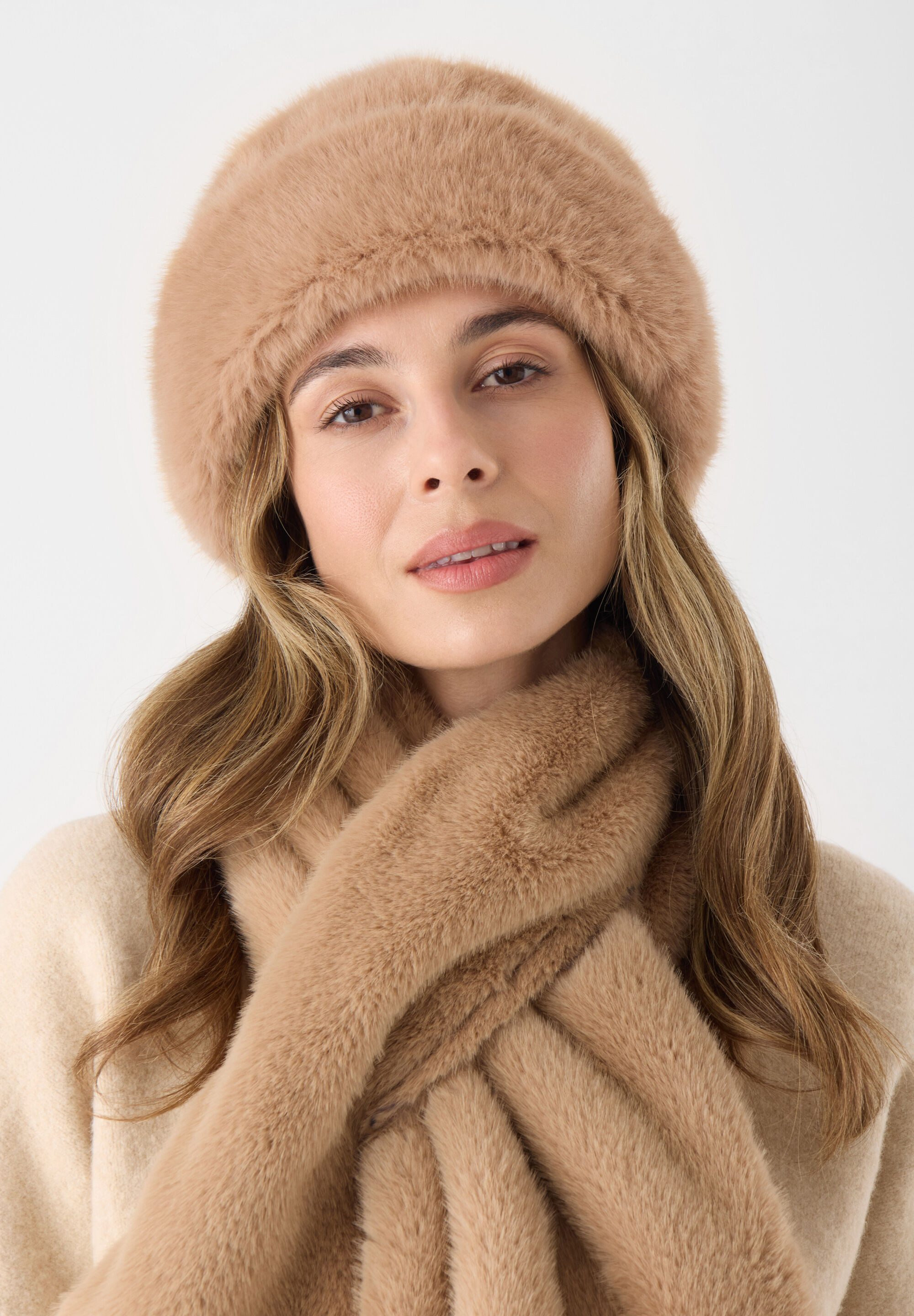 Codello Fellimitatmützen Flauschiger Hut günstig online kaufen