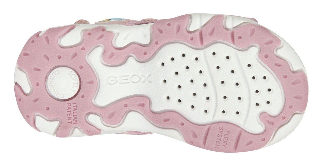 Geox B SANDAL FLAFFEE GIR Sandale pastellfarbenem mit Eis-Motiv