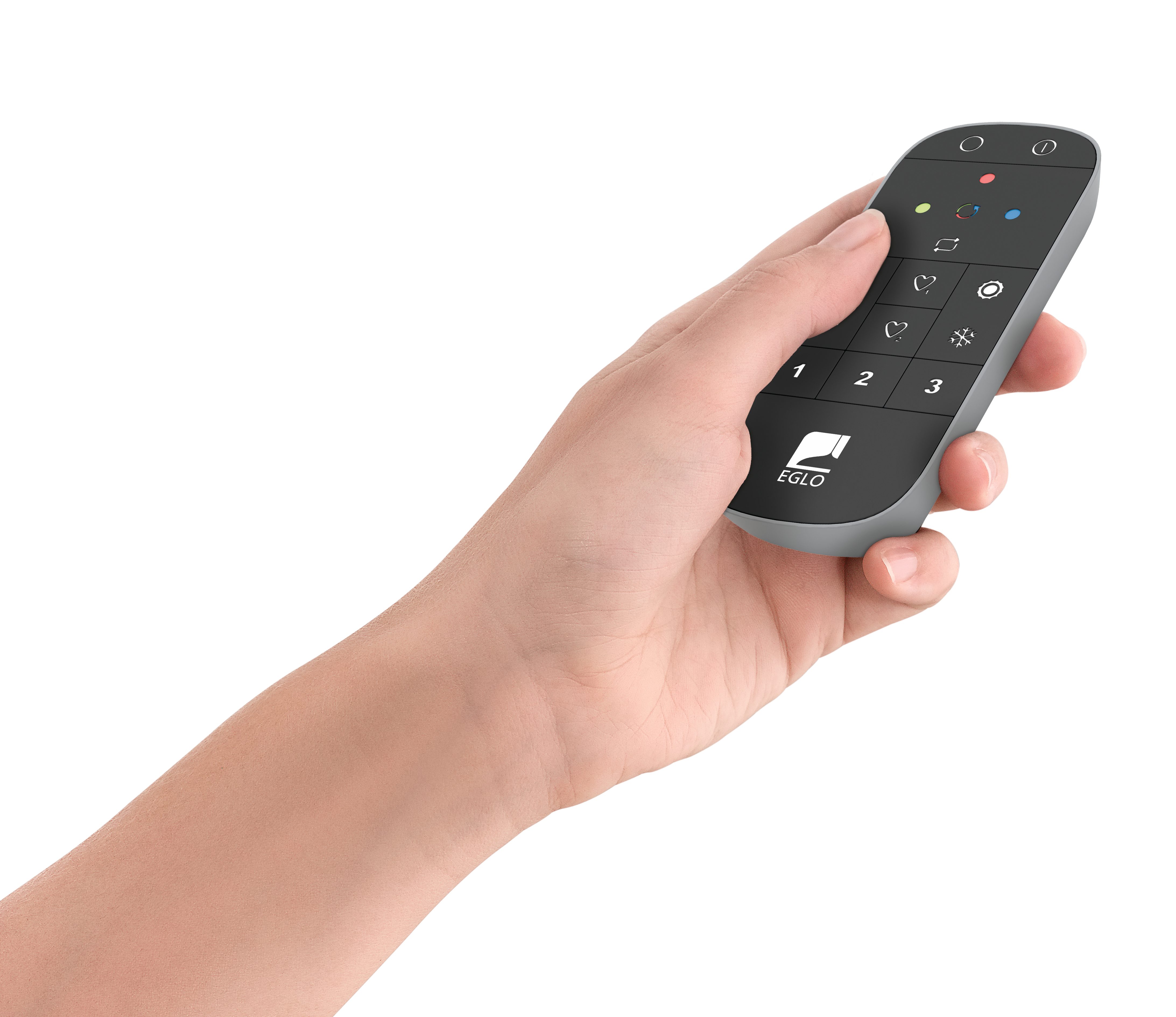 EGLO CONNECT Z REMOTE Fernbedienung, Zubehör, ZigBee 3.0, batteriebetrieben Smart-Home-Fernbedienung (Inkl. Wandhalterung und Batterie, 12,2x5,4x1,8 cm, steuerb – Bild 4 von 5