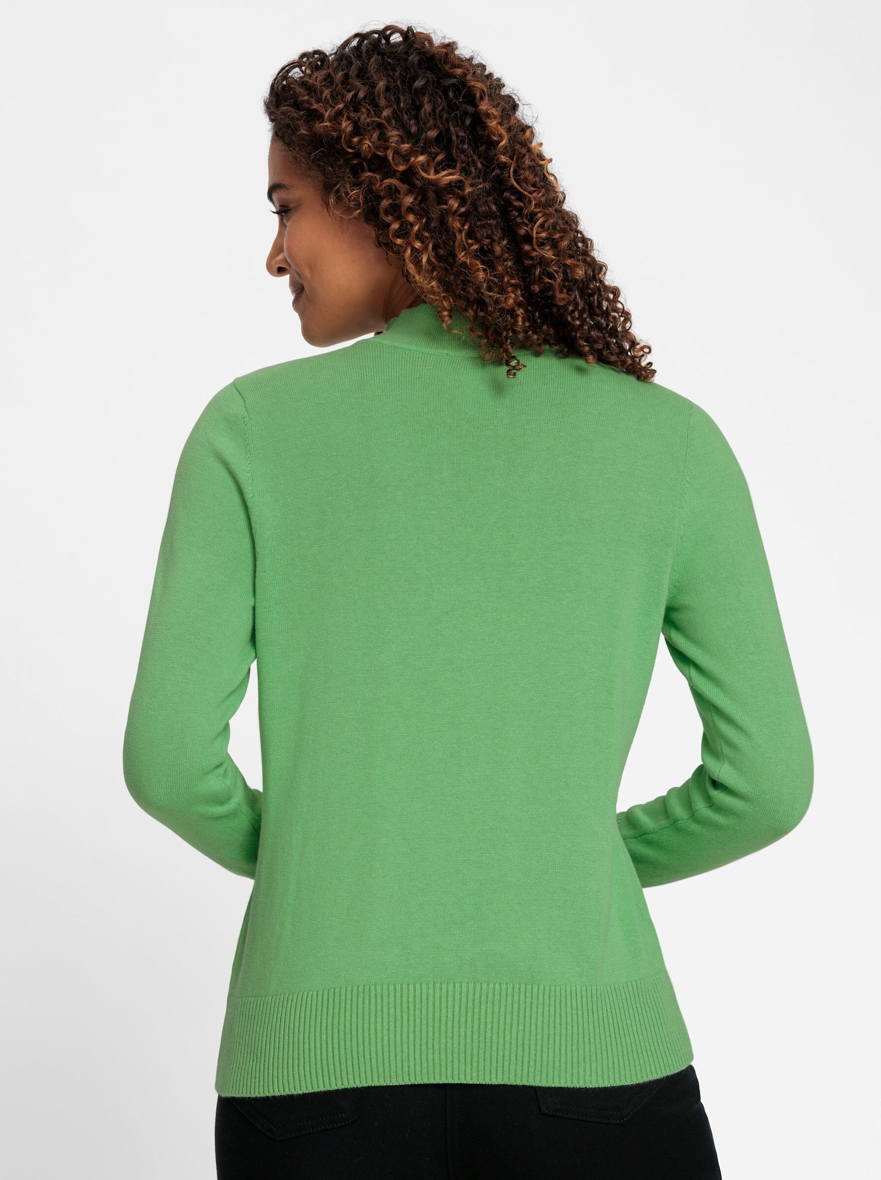 Witt Strickpullover Stehkragenpullover .