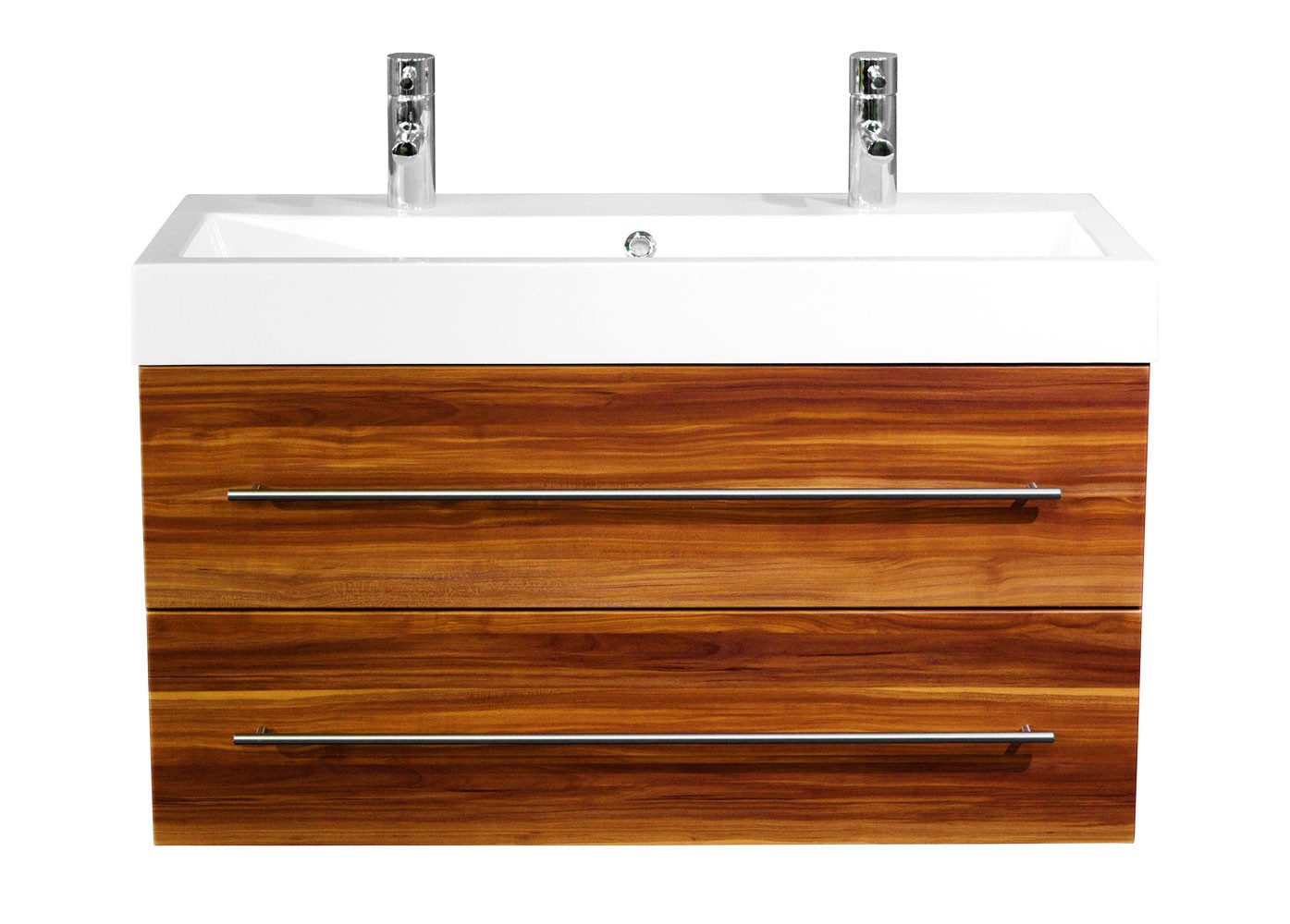 Magnolia Home Badmöbel-Set Badmöbel Sunrise walnuss