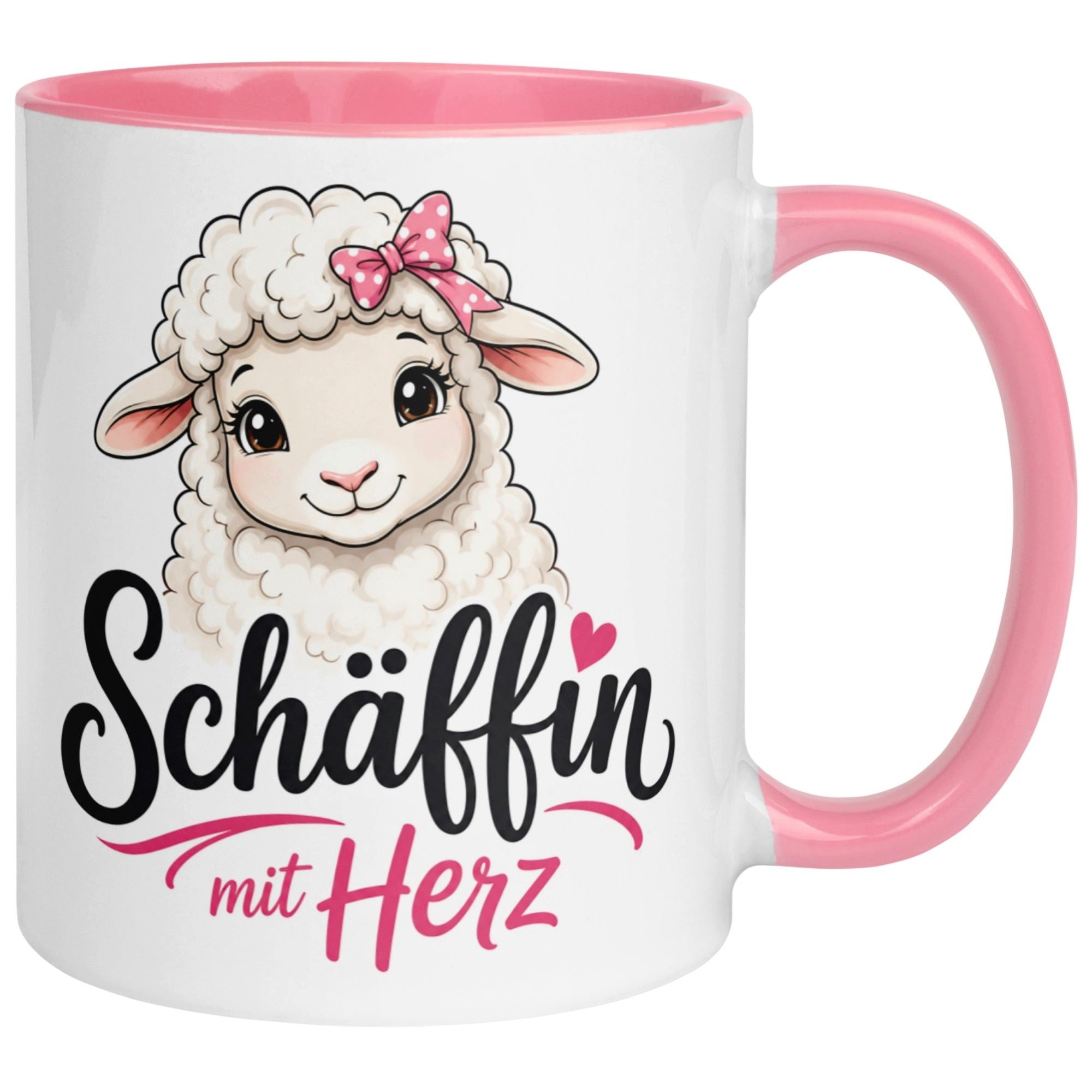 Momentals Tasse Beste Chefin Geschenk – „Schäffin mit Herz“, Gratis Versand · Links-&Rechtshänder · Spülmaschinenfest