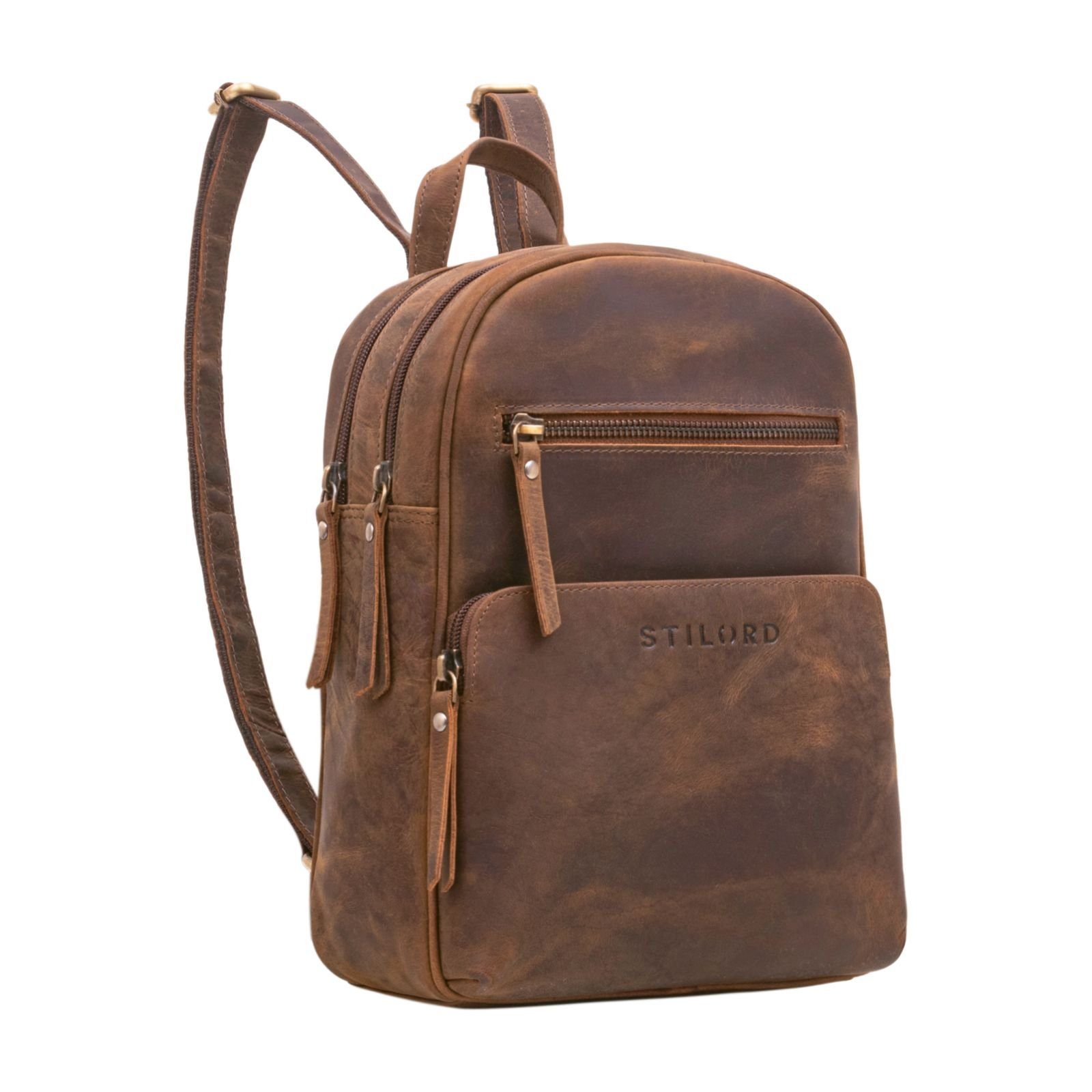 STILORD Cityrucksack "Fabienne" Kleiner Vintage Damen Rucksack Echtleder mi günstig online kaufen