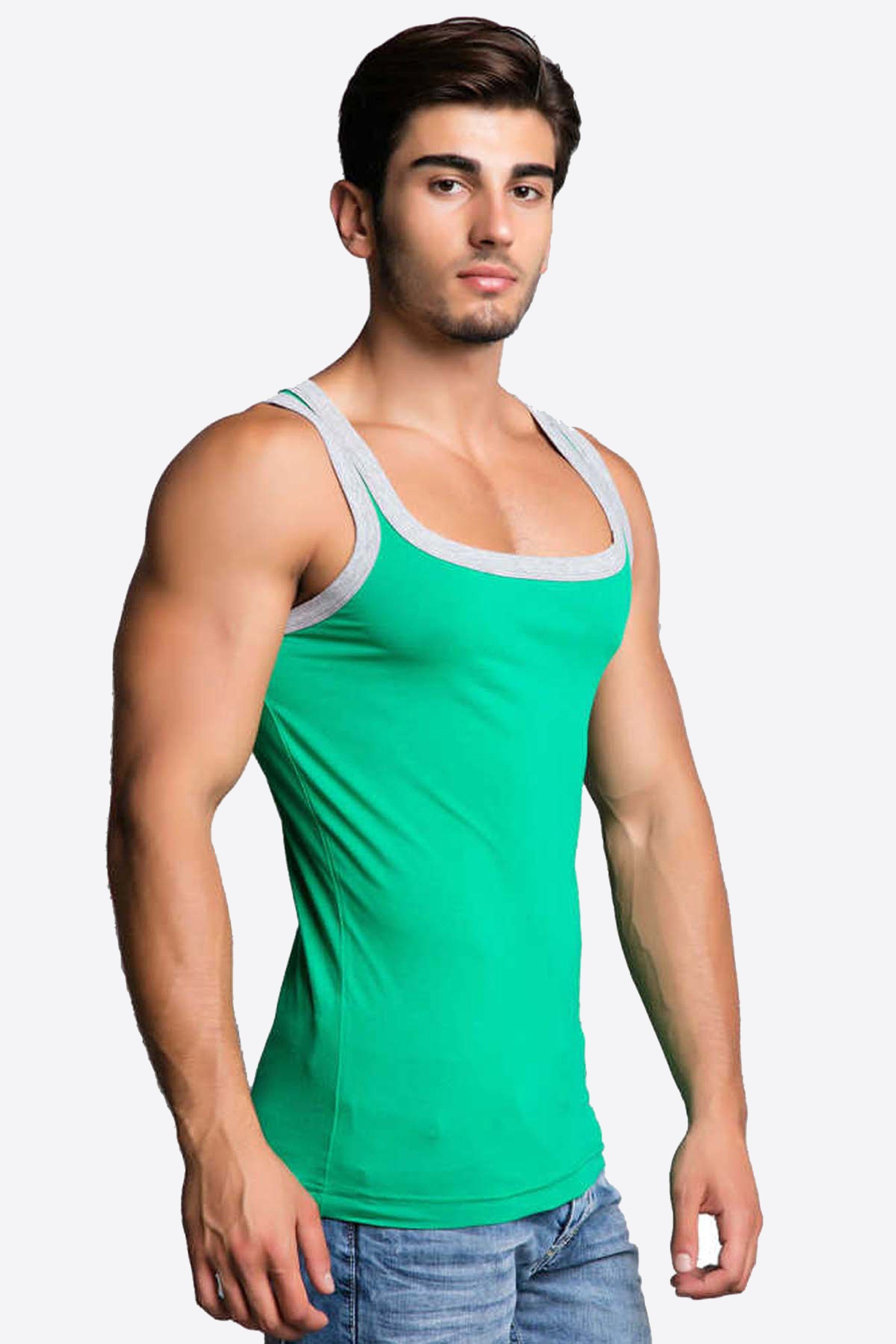 in Cipo grün & T-Shirt sportlichem Baxx Design