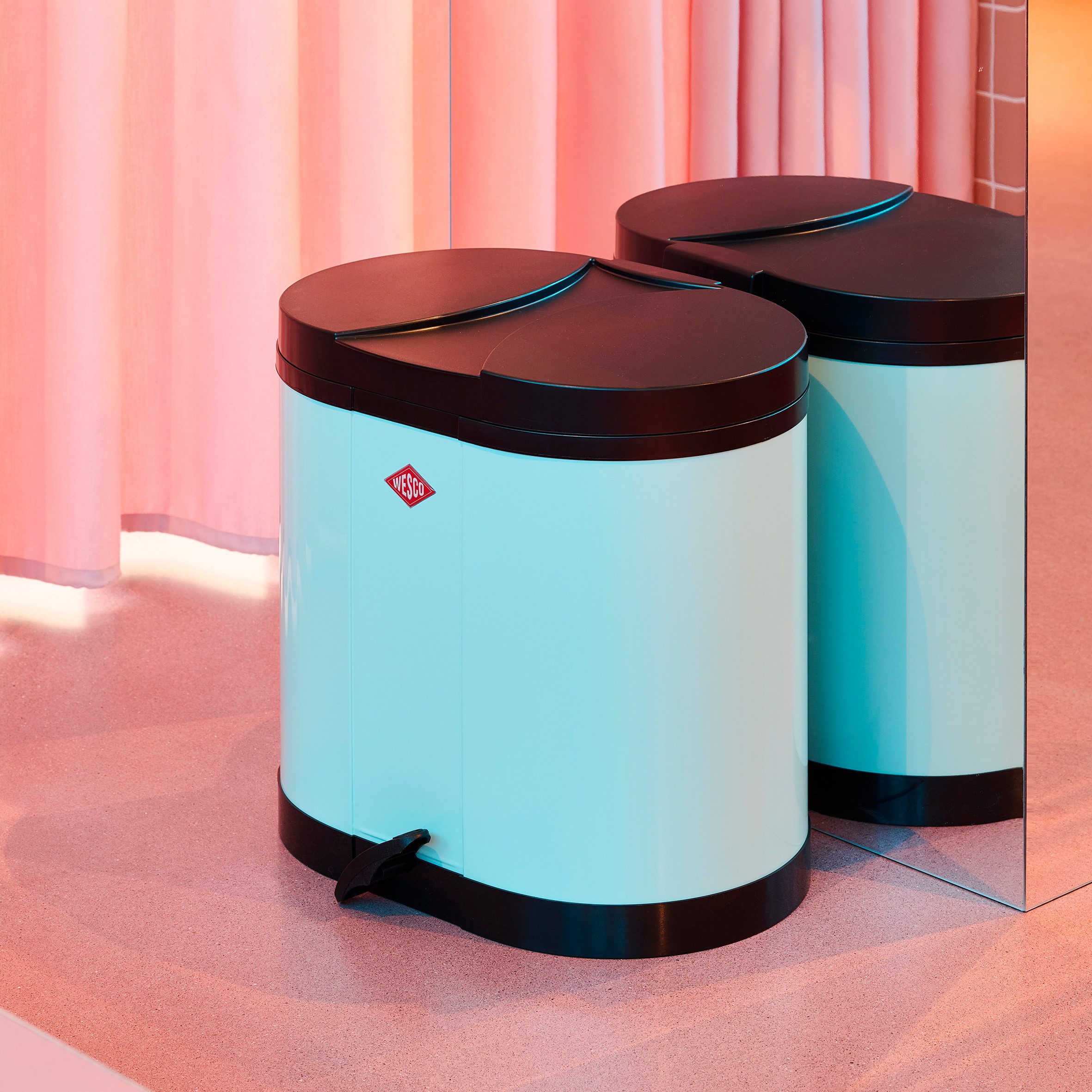 WESCO Mülleimer Biomülleimer, ÖKO-Sammler, 2x15 Liter