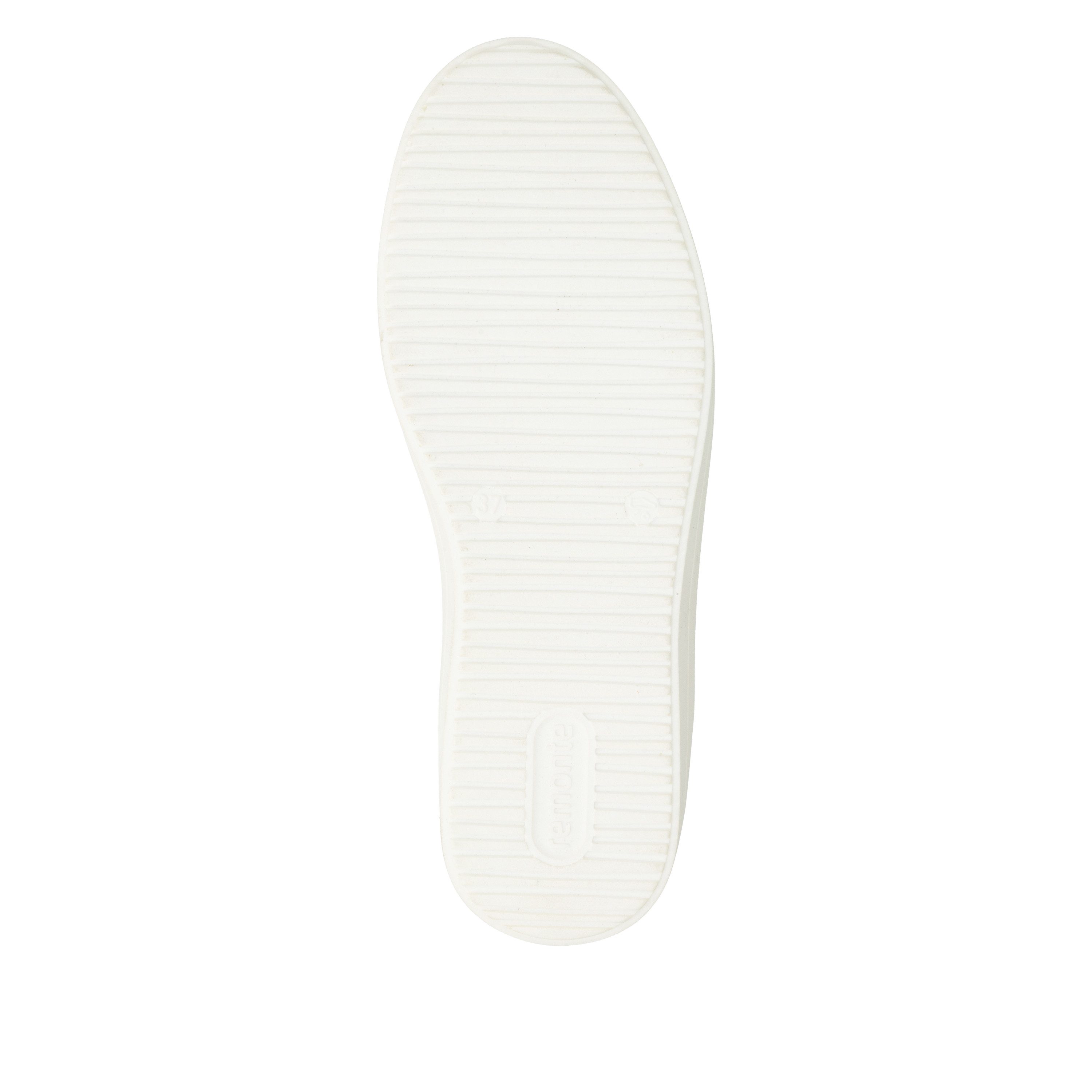 Remonte Plateausneaker Halbschuh, Schnürschuh mit Perforation und seitlichem Reißverschluss