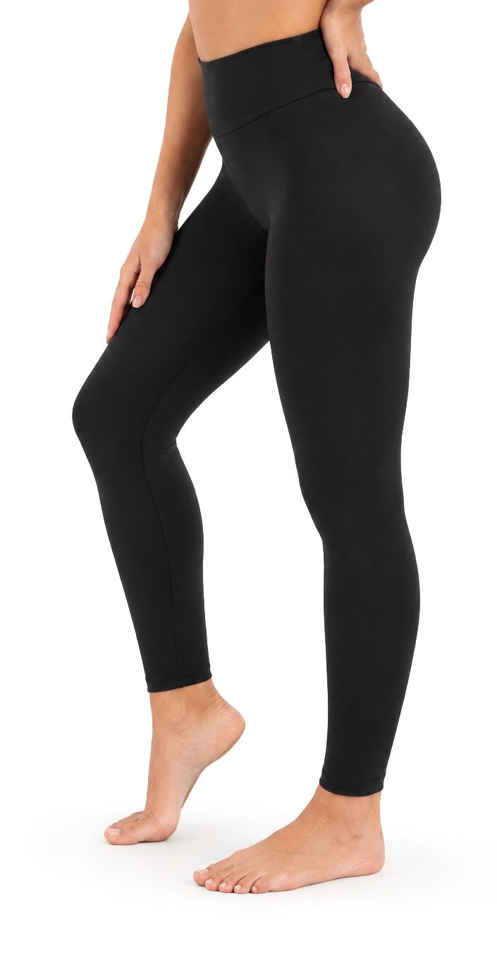 Smilodox Leggings Verusha, Sporthose, High Waist Gymhose, für Fitness & Yoga Shaped Fit, Stretch, langer Schnitt, elastischer Bund