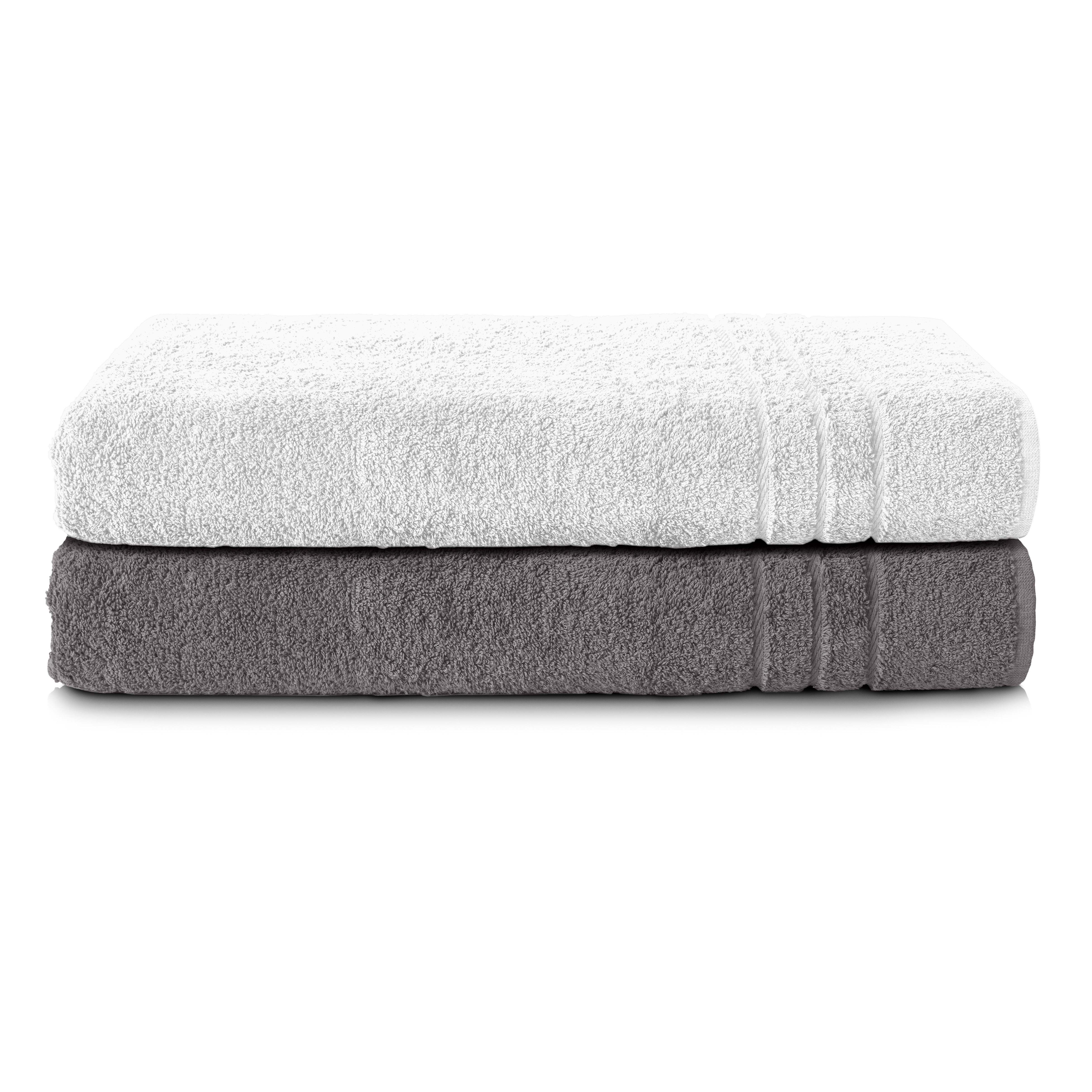 Komfortec Saunatuch 70x200 cm Saunatücher Set günstig online kaufen