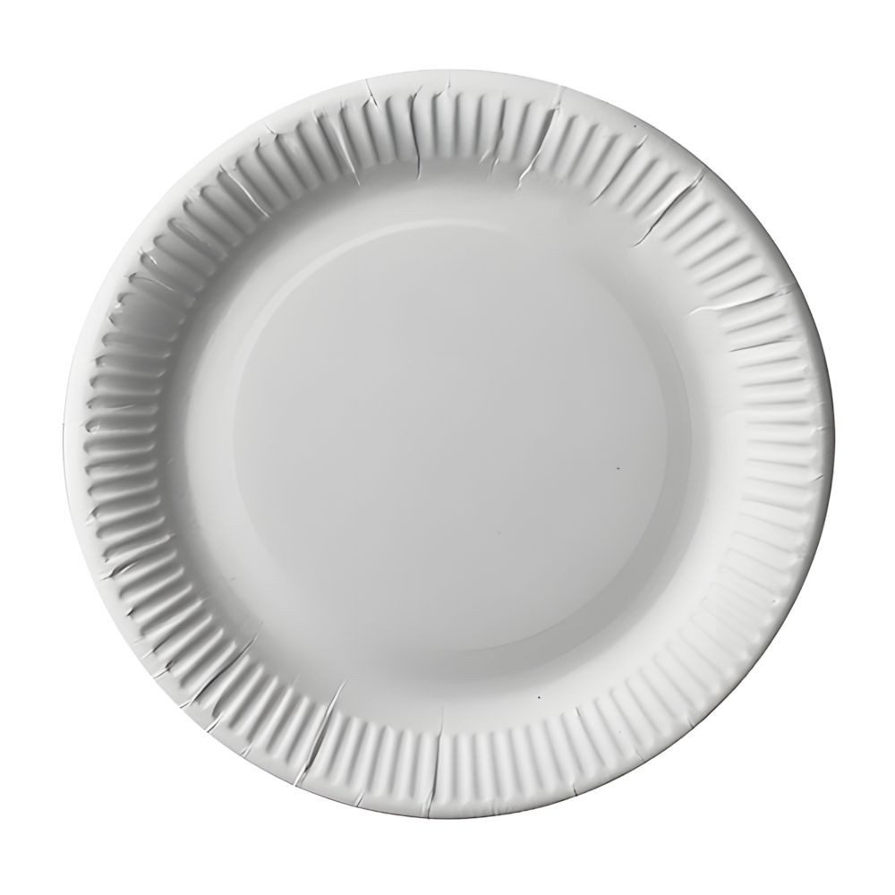 PAPSTAR Pappteller Teller, Pappe pure rund Ø 23 cm weiss 25 Stk