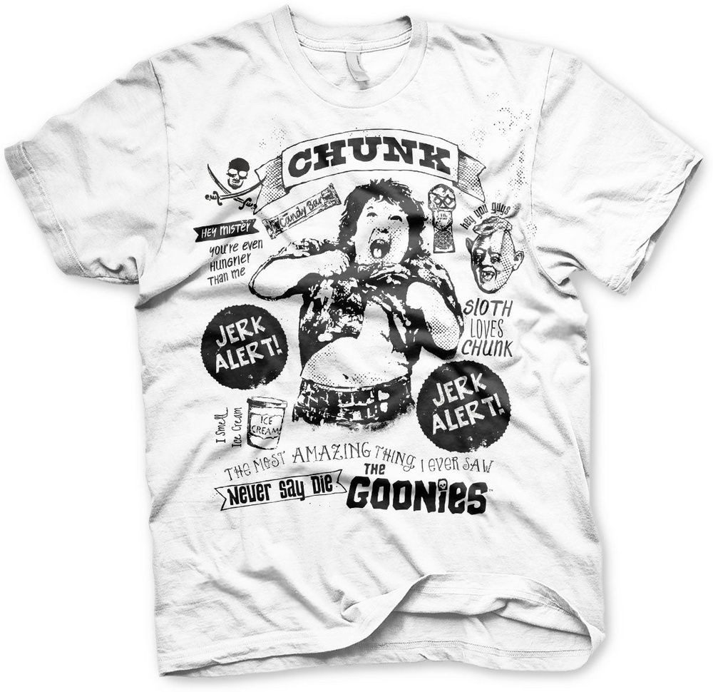 The Goonies T-Shirt Chunk Jerk Alert Big Tall T-Shirt