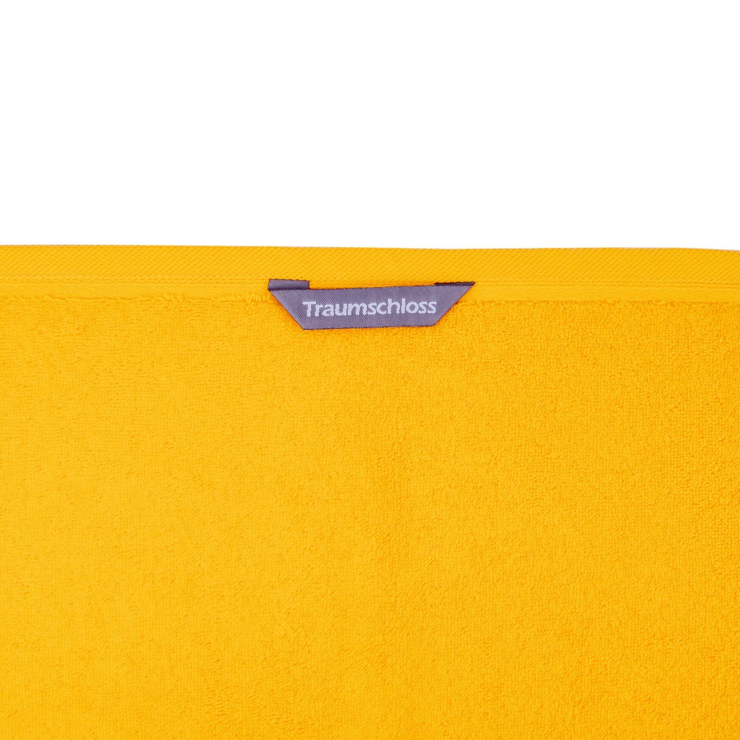 Frottier (1-St), Flauschig Haut Frottier-Line, gelb & zur Gästehandtuch weich Traumschloss angenehm