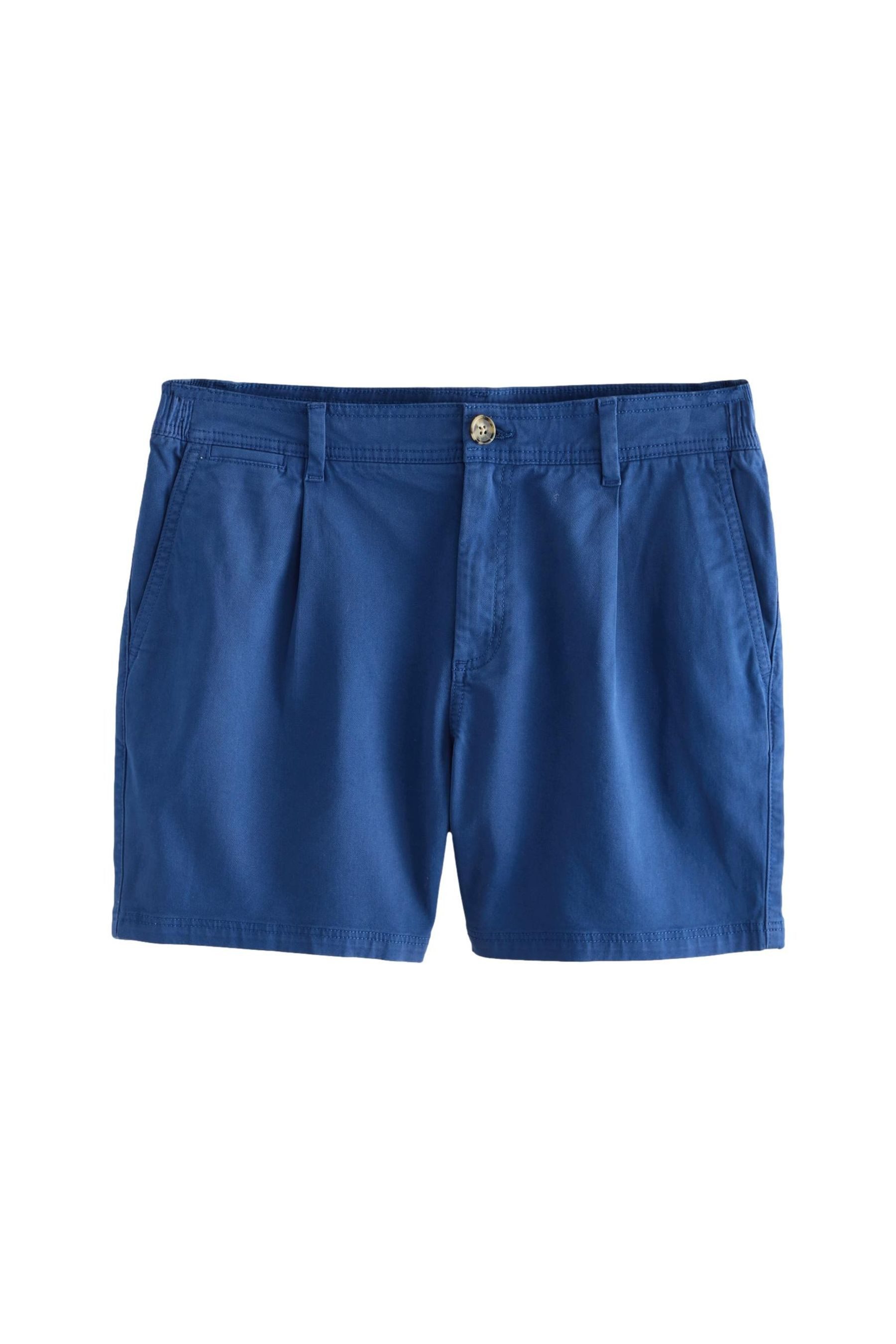Next Shorts Chinohose mit Bundfalten und Supima-Baumwolle (1-tlg)