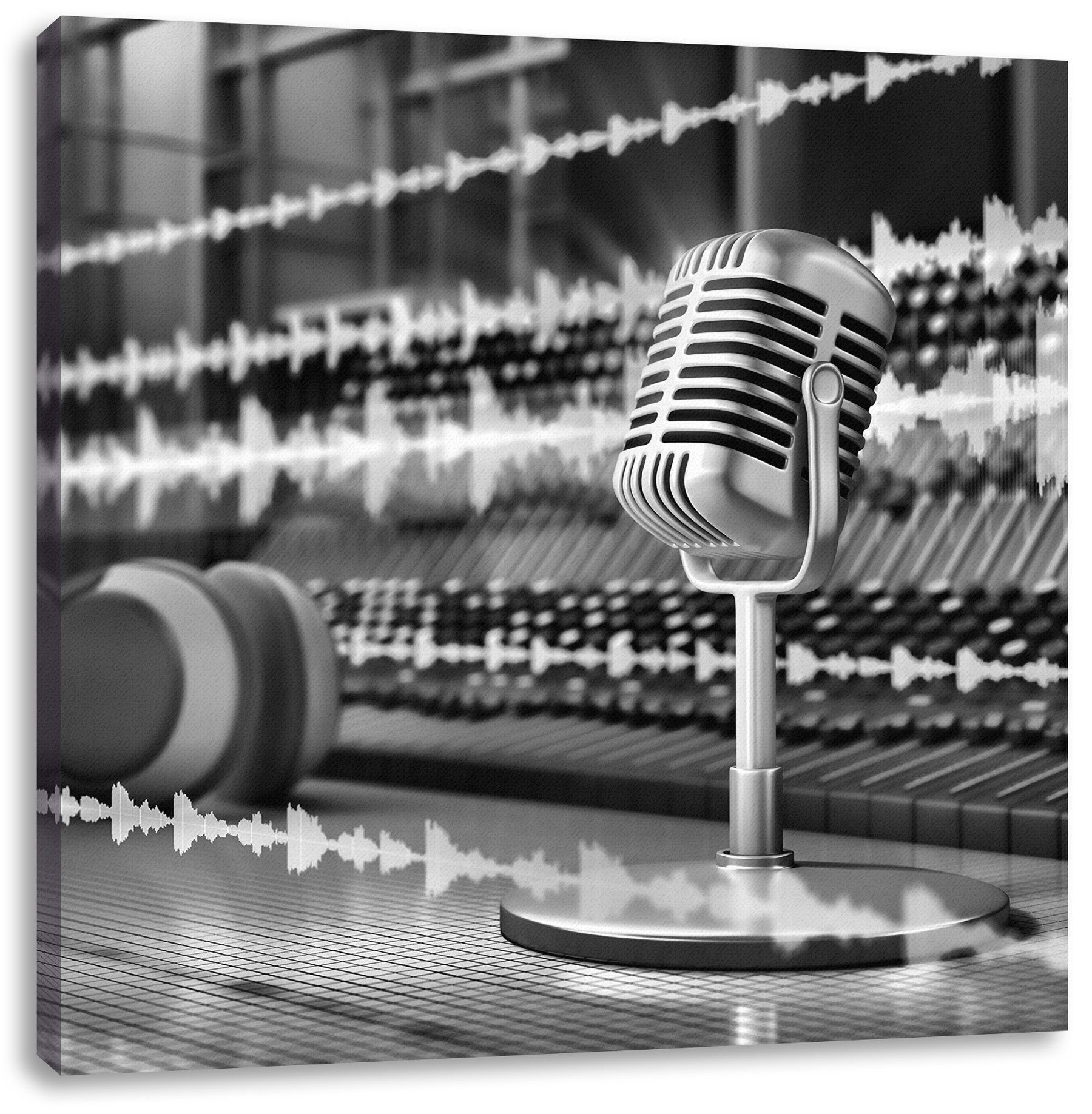 Leinwandbild Musikstudio
