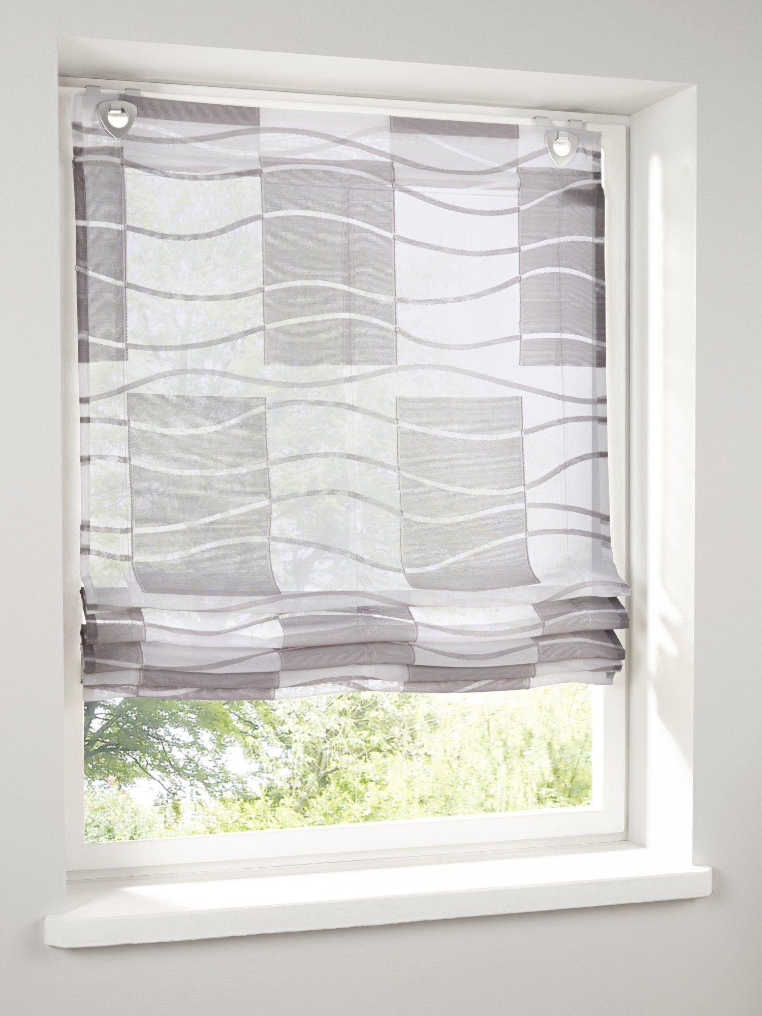 heine home Raffrollo gemustert, Hochwertige Scherli Qualität online