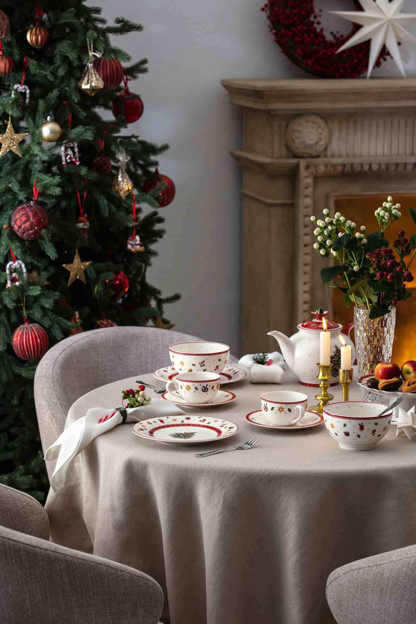 Villeroy & Boch Tasse Toy's Delight Kaffeetassen mit Untertassen 170 ml, 12-tlg., Porzellan