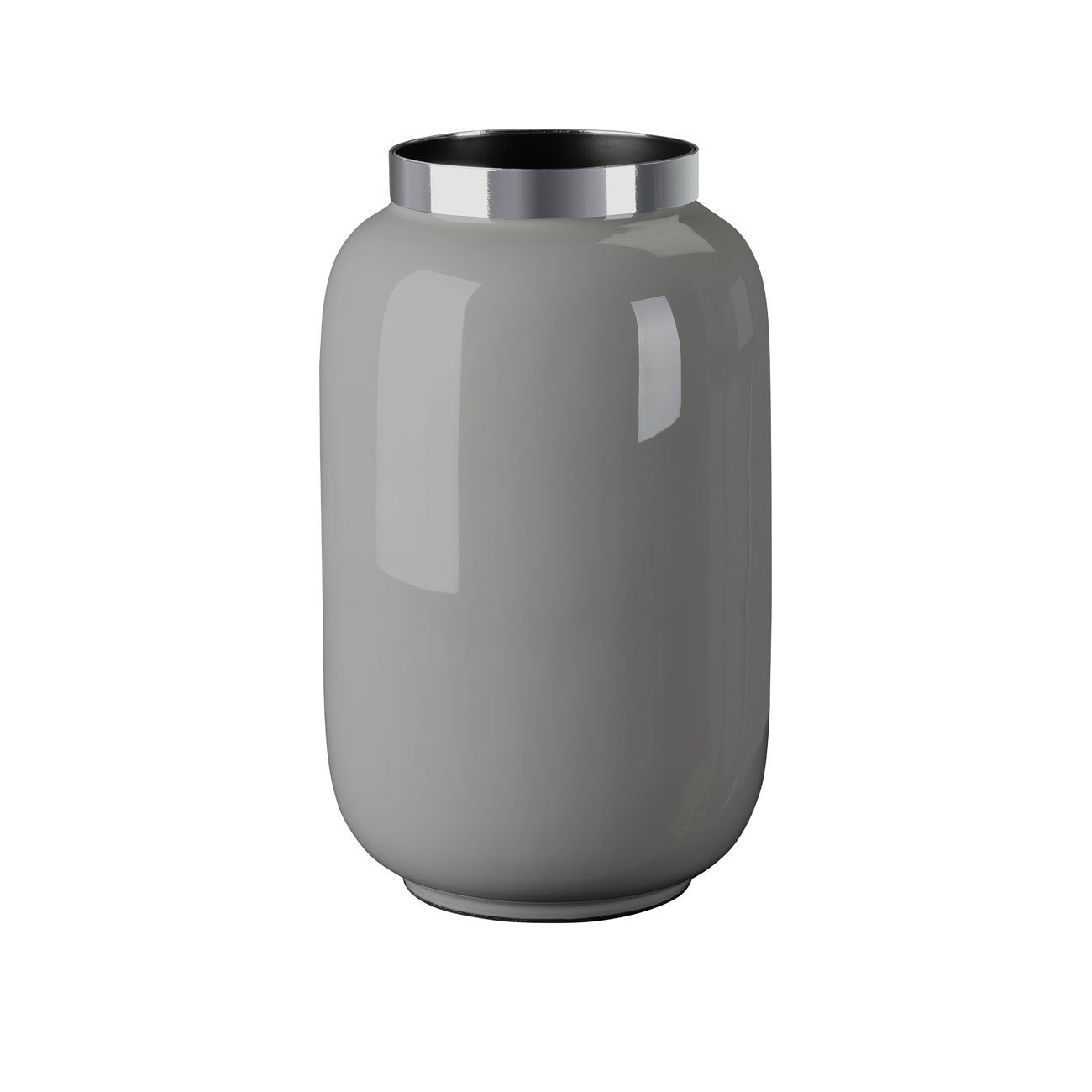 Giftcompany Dekovase (1 Artikel), Saigon Vase S, dunkelgrau/silberfarben. € 44,95