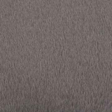 Teppich 160 cm Kunstkaninchenfell Dunkelgrau, furnicato, Runde