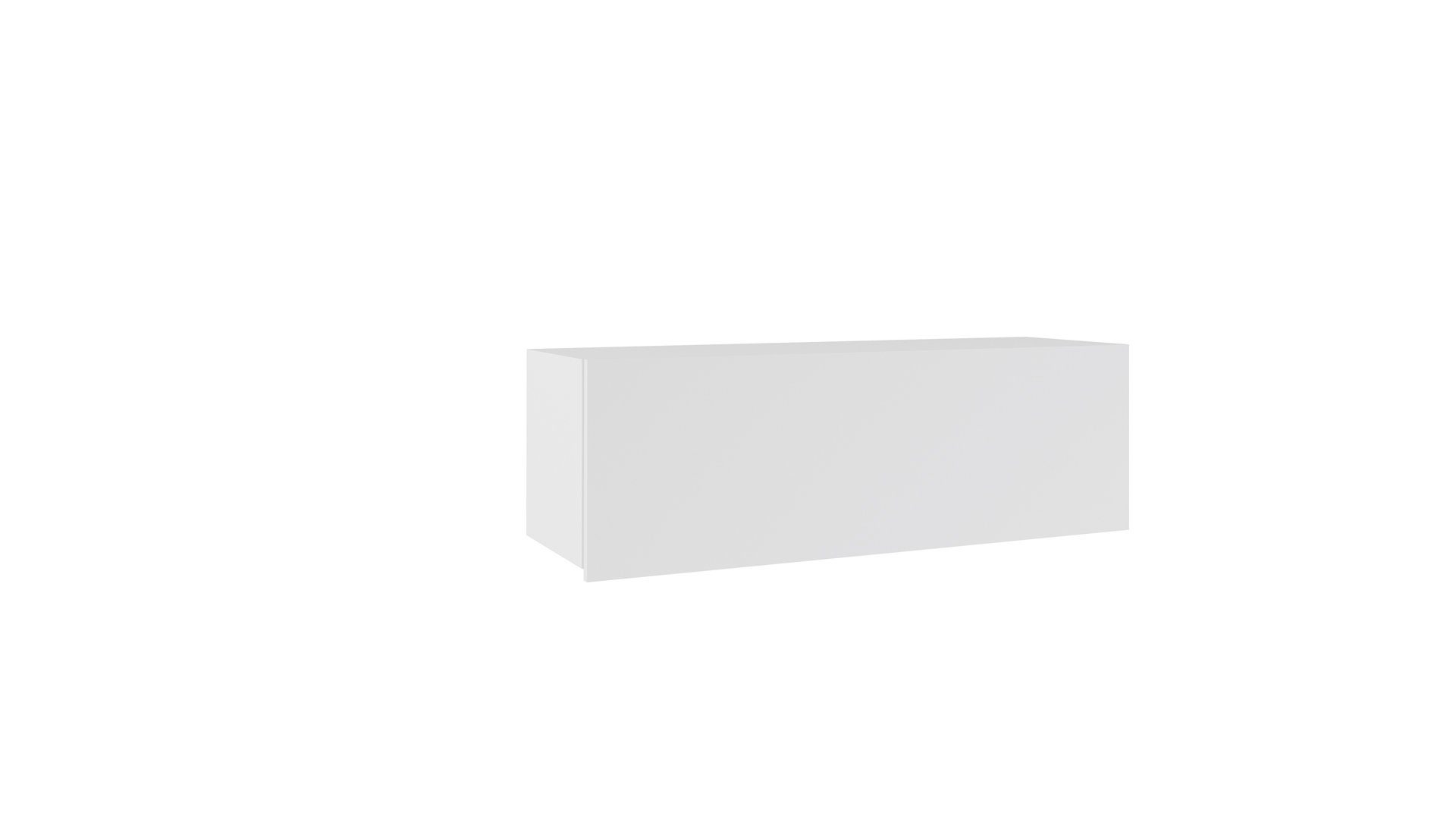Unique Home Grifflos, mit Weiß Kommode, Farbe Hochglanz/ Matt, Wohnwand Inkl. LED CAL06, Wohnwand Beleuchtung wählbar