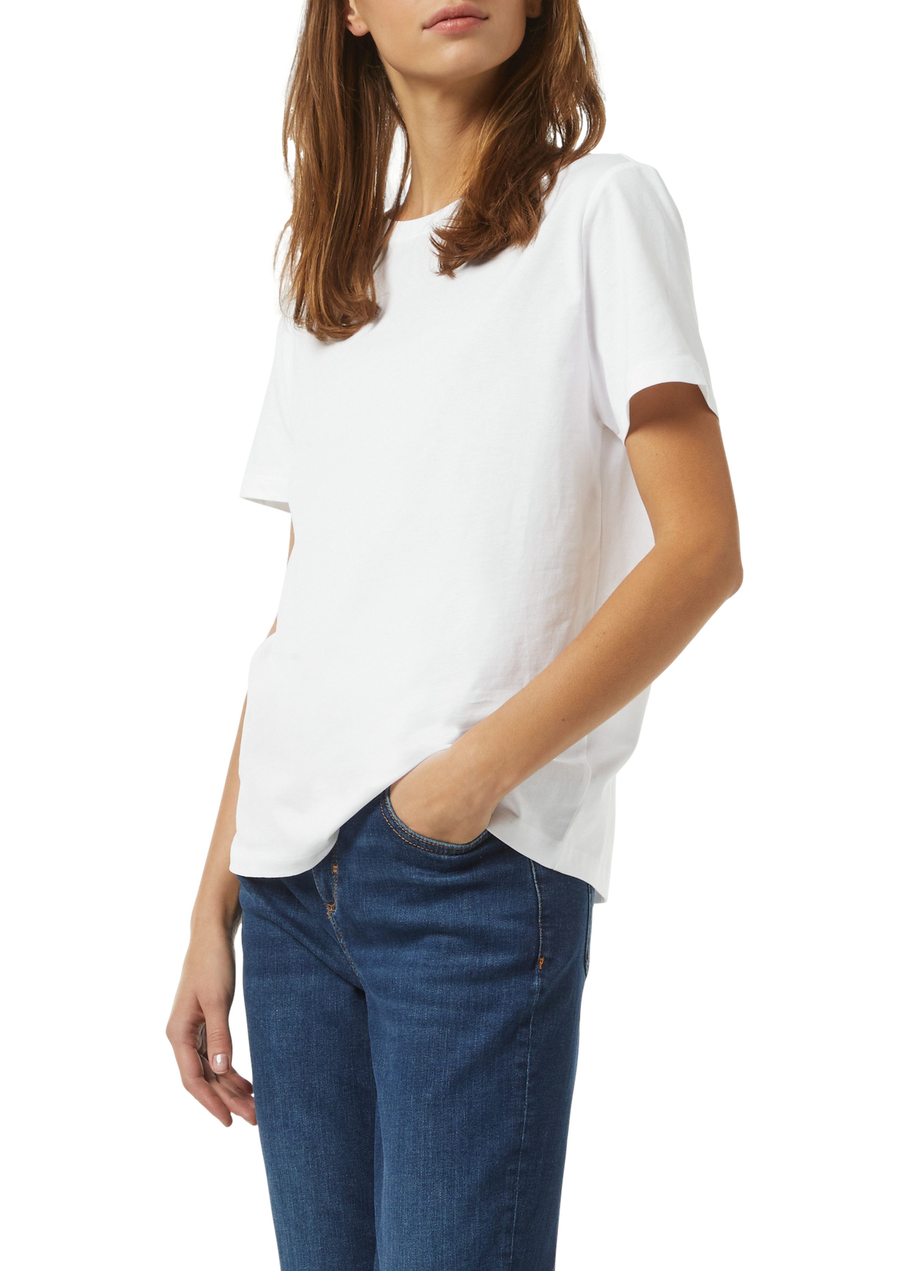 comma casual identity T-Shirt unifarben, regular günstig online kaufen