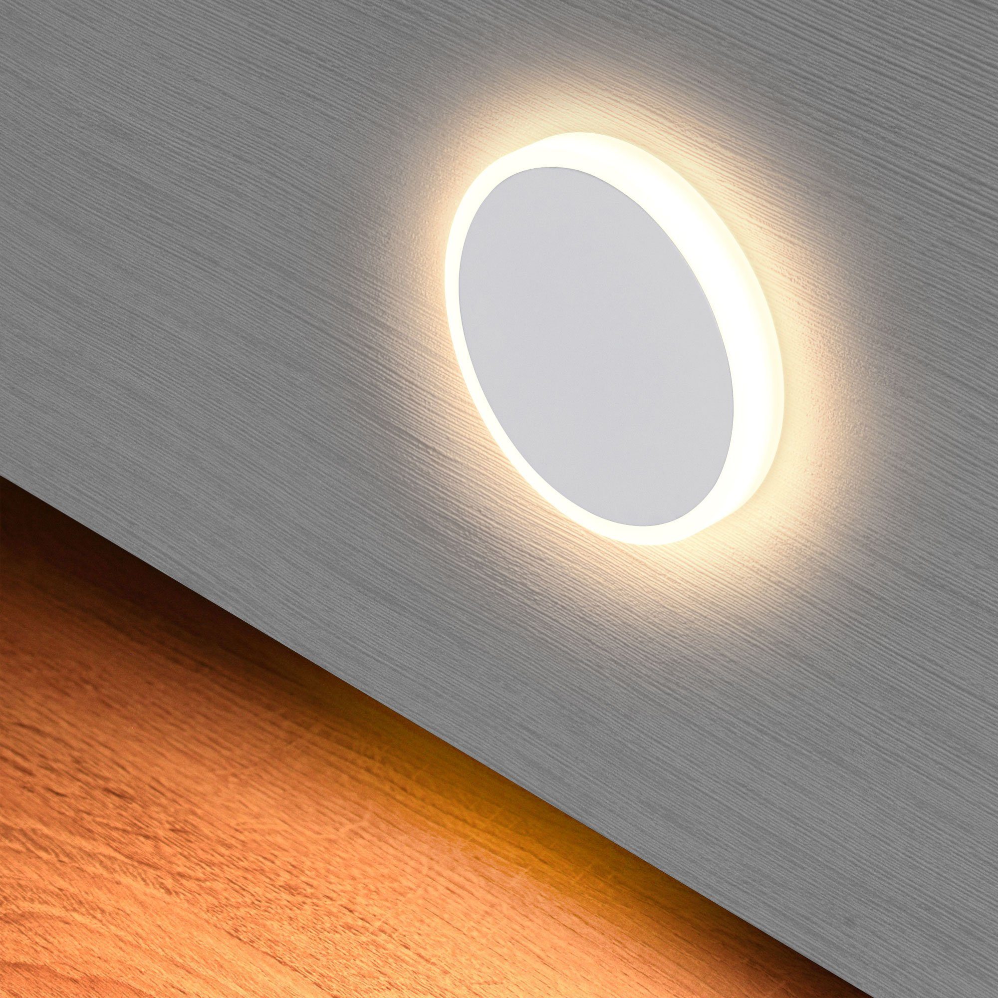 Maxkomfort LED Wandstrahler 6109, LED fest integriert, 300K, Warmweiß, Treppenbeleuchtung