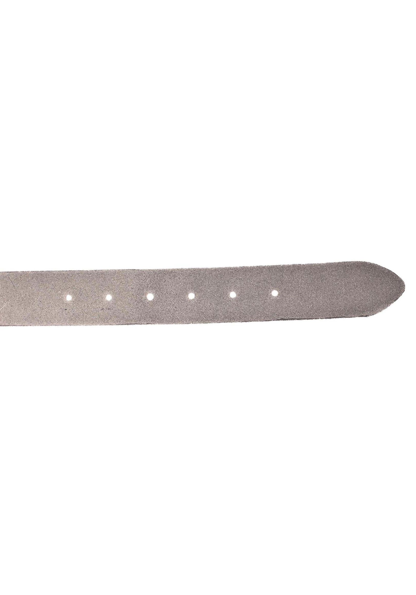 b.belt Swarovski Kristallen Ledergürtel von mit grau-taupe