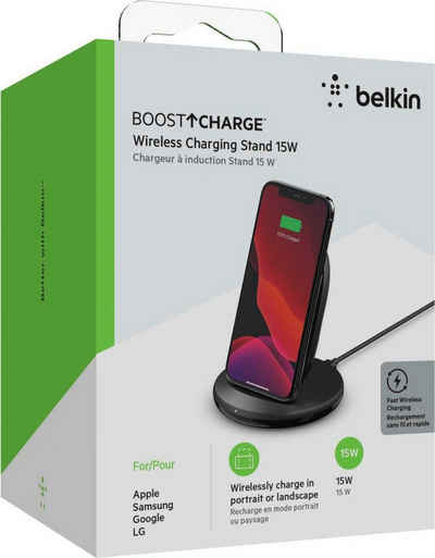 Belkin BoostCharge Wireless Charging Stand 15 W Akku-Ladestation