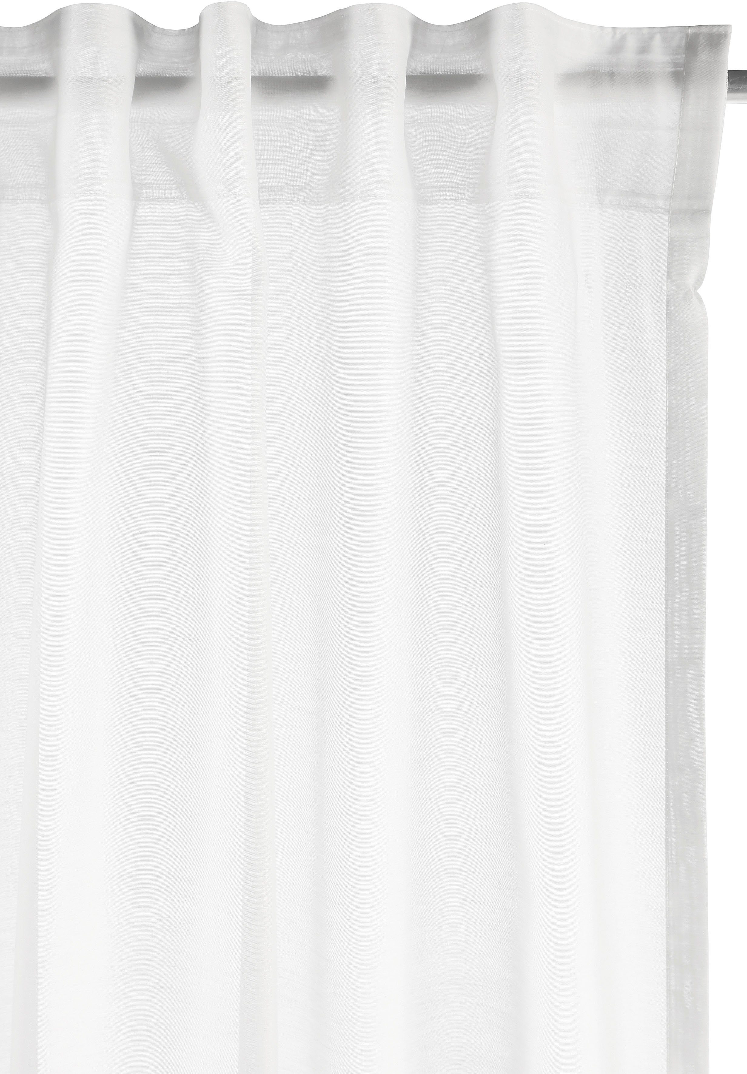 verschiedene Gardine transparent, Polyester, Multifunktionsband St), Größen (1 weiß Leonique, transparent Batist,