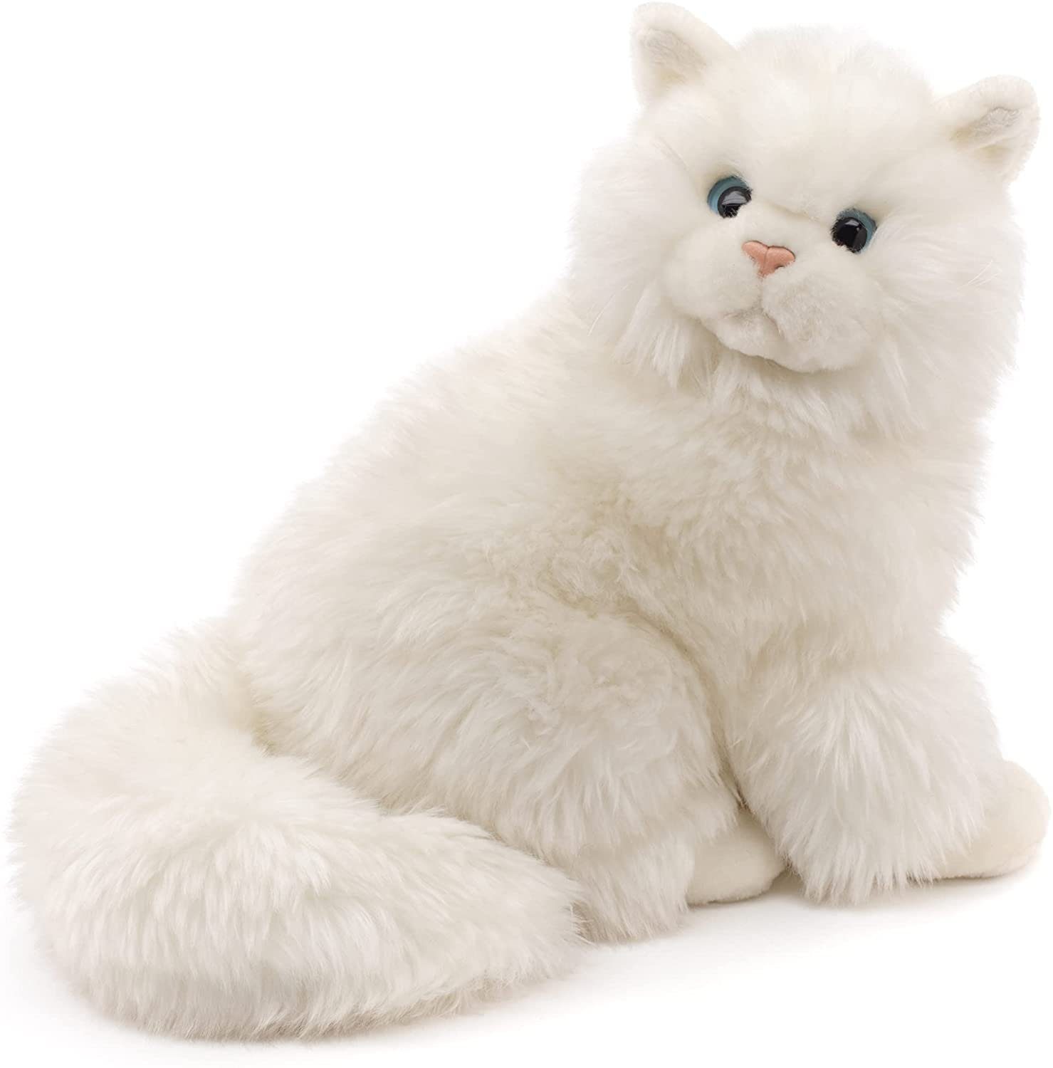 Uni-Toys Kuscheltier Perserkatze, sitzend - 25 cm (Höhe) - Plüsch-Katze - Plüschtier, zu 100 % recyceltes Füllmaterial