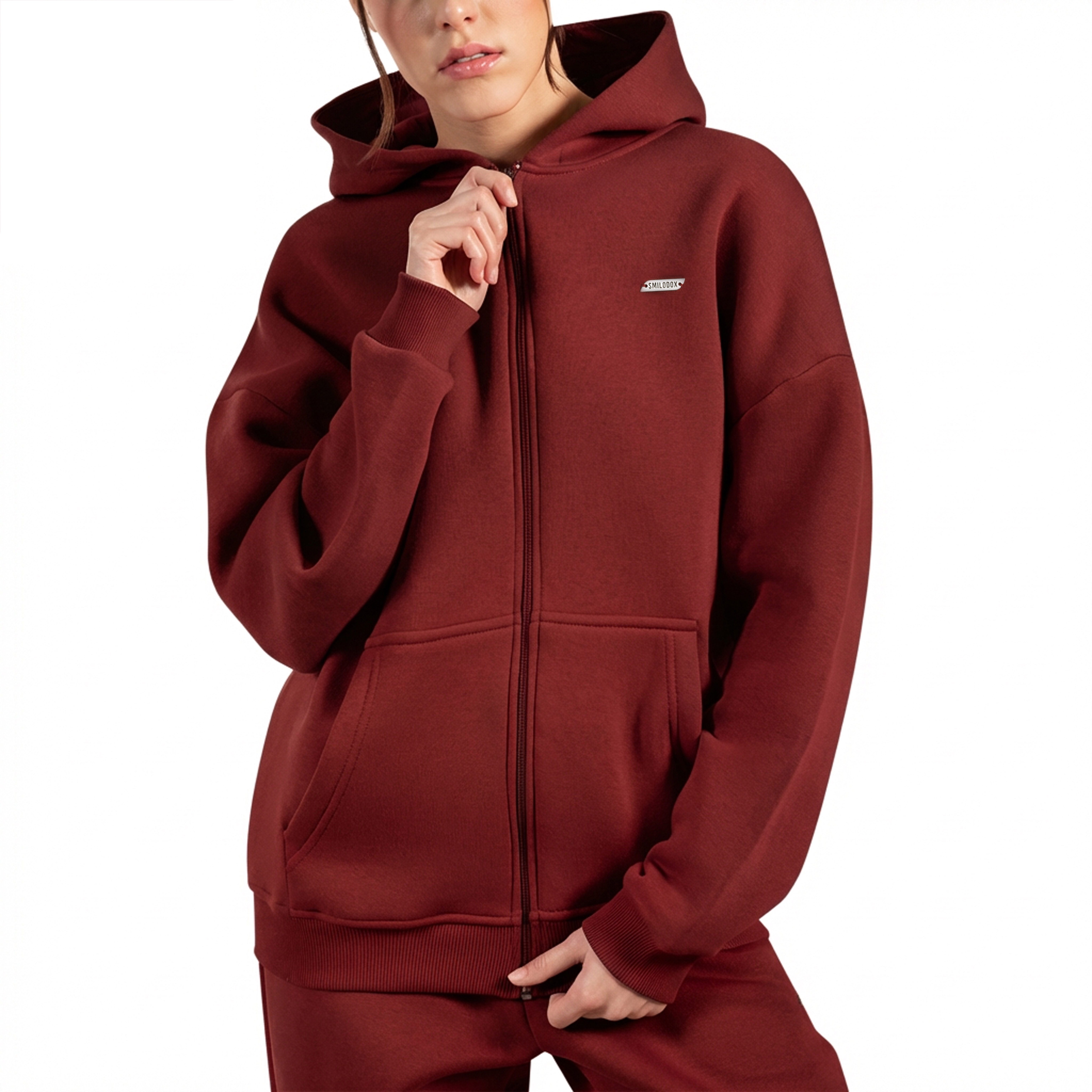 Smilodox Hoodie Lyanna, Oversize Kapuzenpullover Langarm weicher Flauschige günstig online kaufen