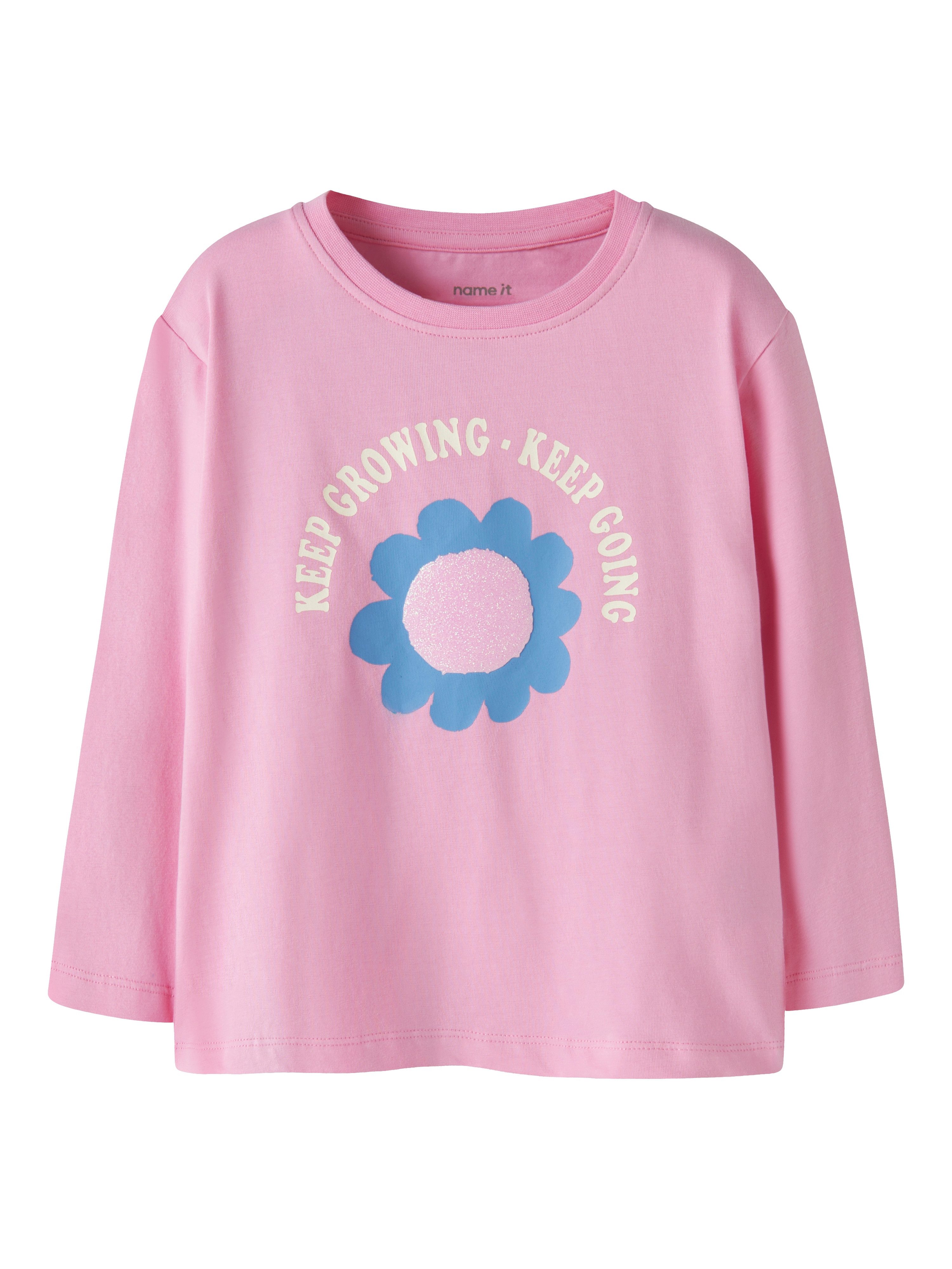 Name It Langarmshirt NMFLINDALI LS NREG TOP BOX Baumwollmischung, regular fit