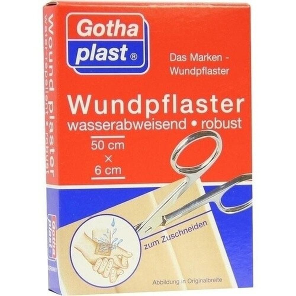 Gothaplast GmbH Wundpflaster GOTHAPLAST Wundpfl.robust 6 cmx0,5 m wasserabweis. 1St