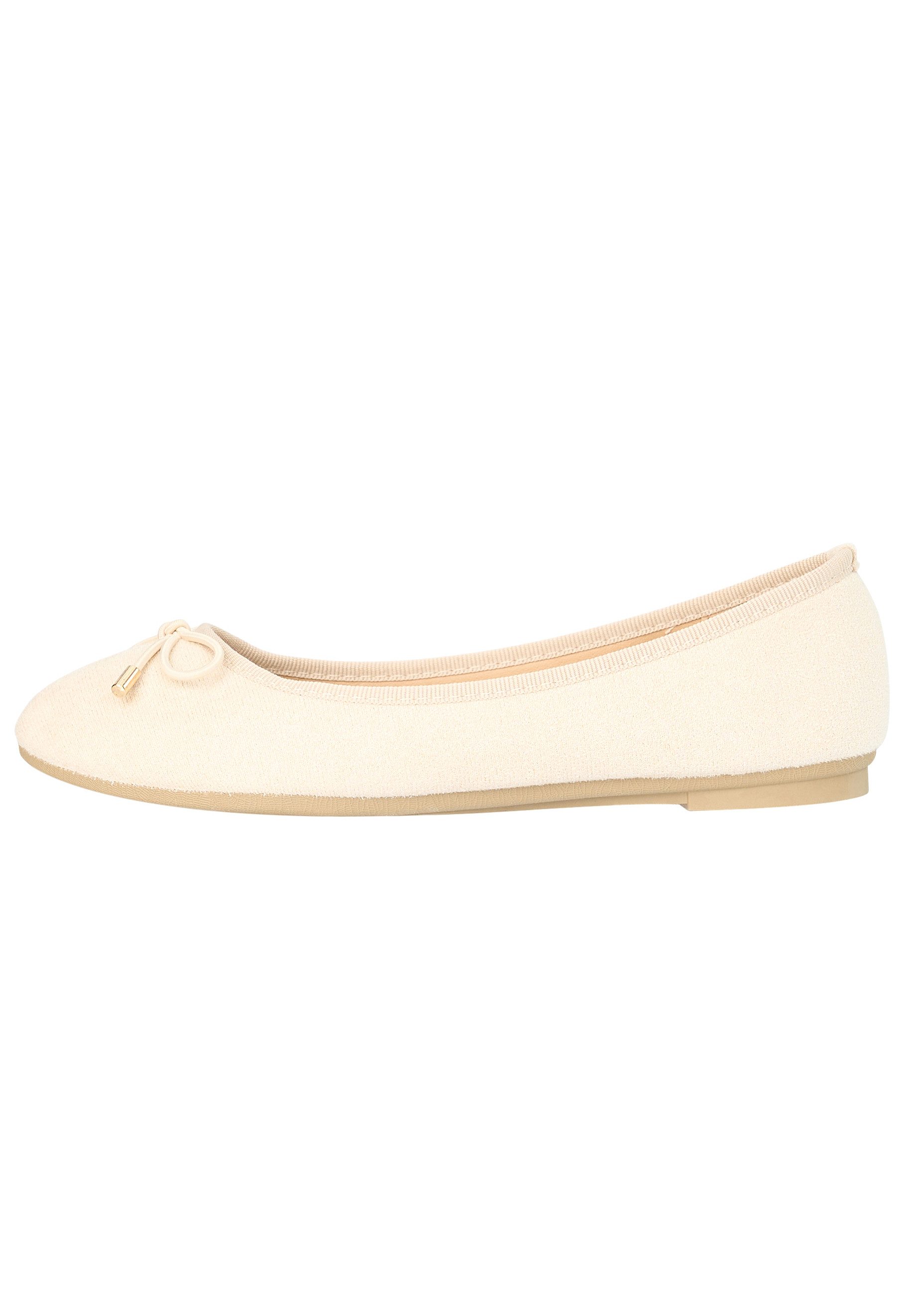 Day Vine Damen Ballerinas mit Schleife – flache Schlupfschuhe mit runder Spitze Ballerina