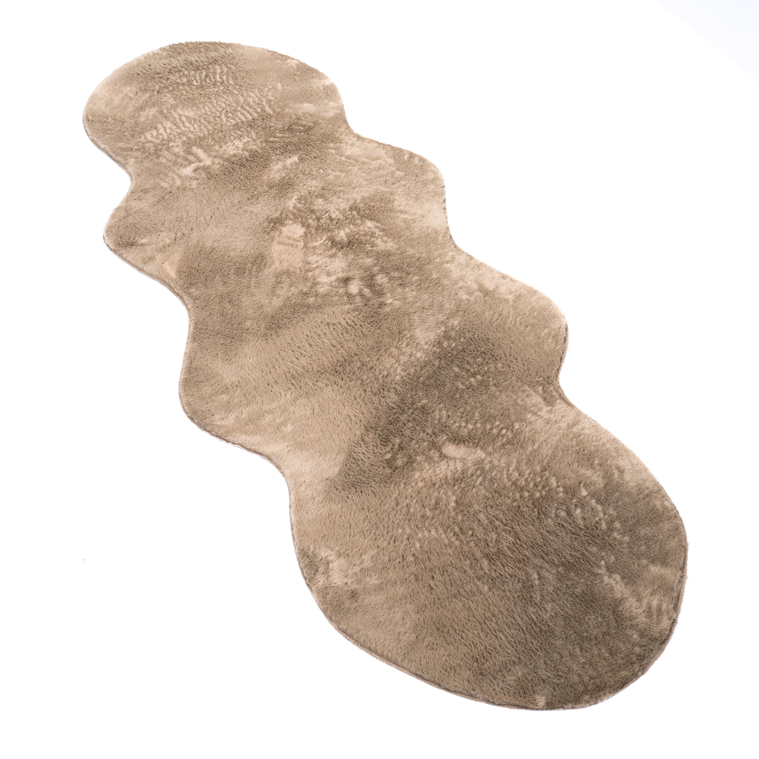 Paco Home Fellteppich Pelt 640, fellförmig, günstig online kaufen