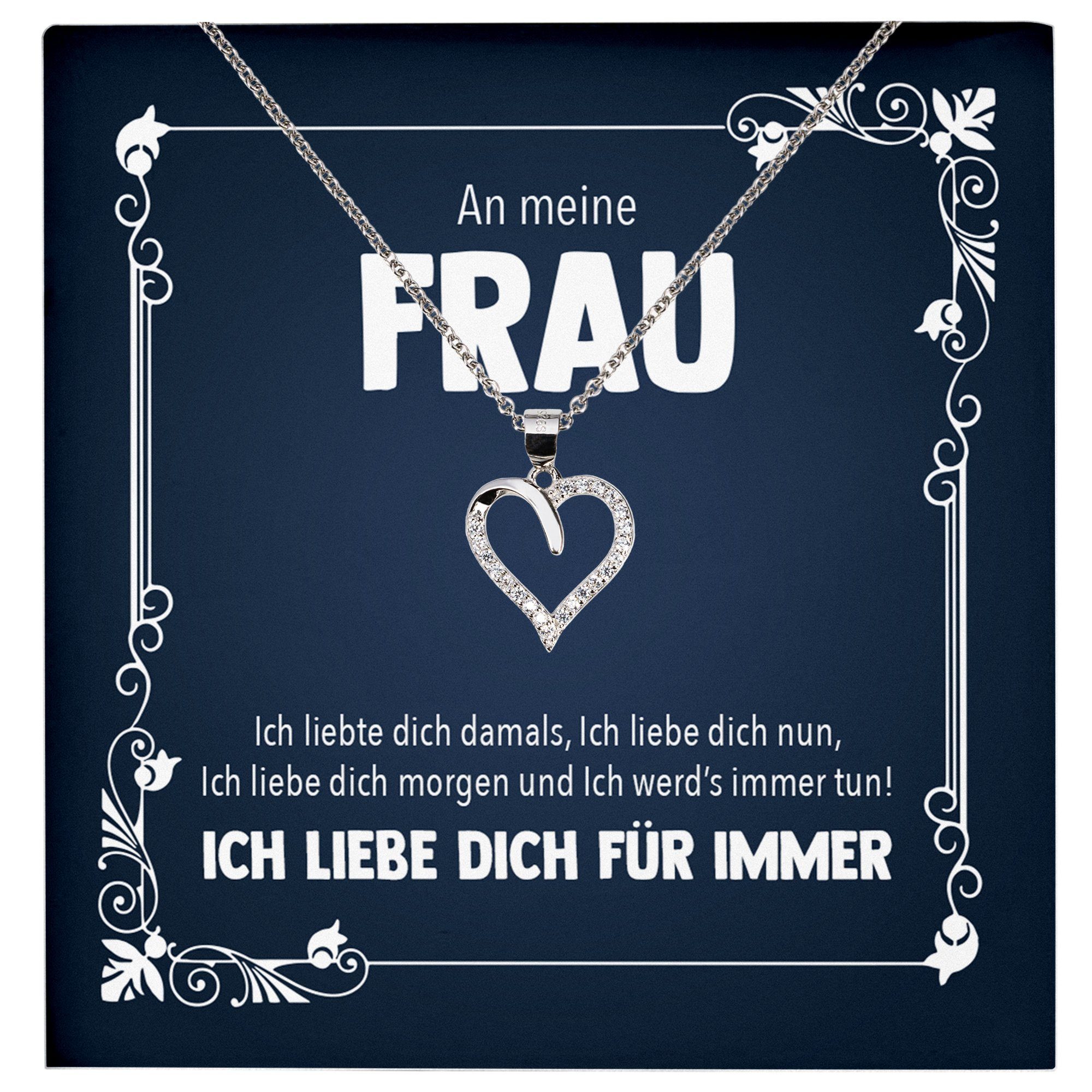 Schmuckset Ehefrau Geschenk Hochzeitstag Frauen Schmuck Valentinstag Halskette