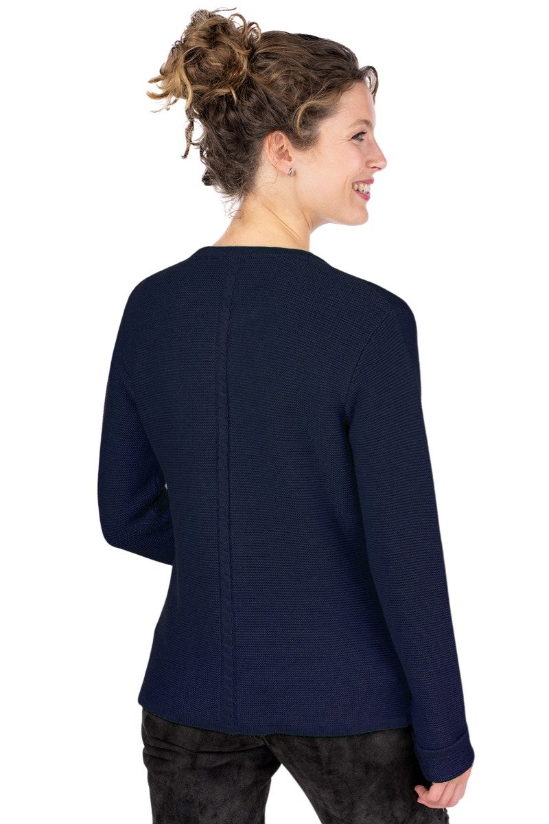 Hammerschmid Trachtenstrickjacke Trachten Strickjacke - FINNLAND - marine günstig online kaufen