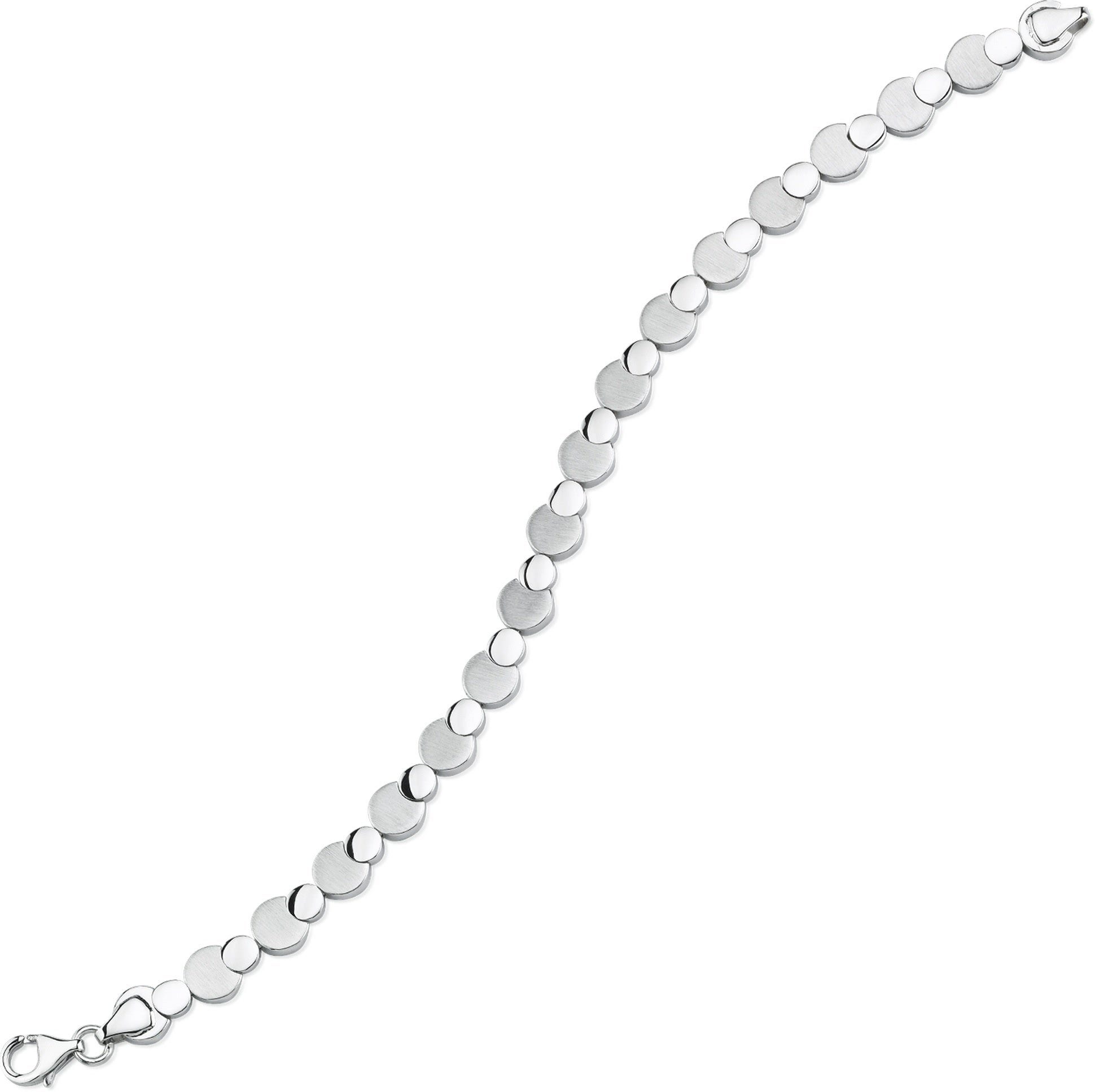 Balia Silberarmband Balia Armband für Damen mattiert glanz (Armband), Damen Armband (Punkte) ca. 19cm, 925 Sterling Silber, Farbe: silber
