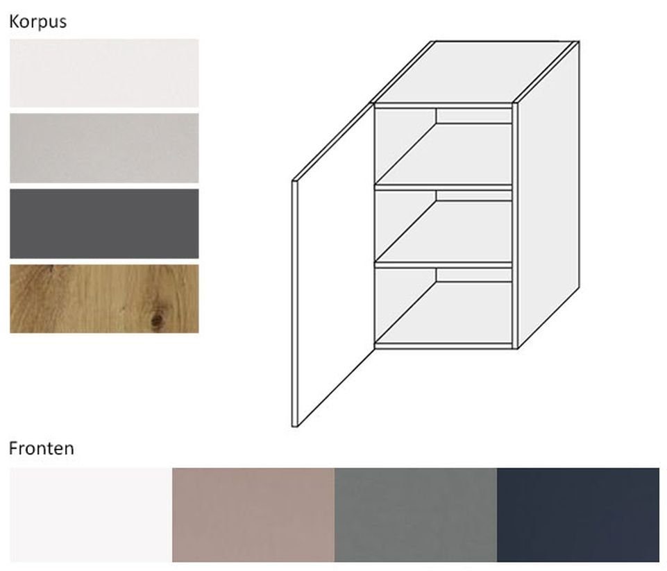 Hängeschrank Bonn B/T/H: 45 cm / 32,5 cm / 72 cm