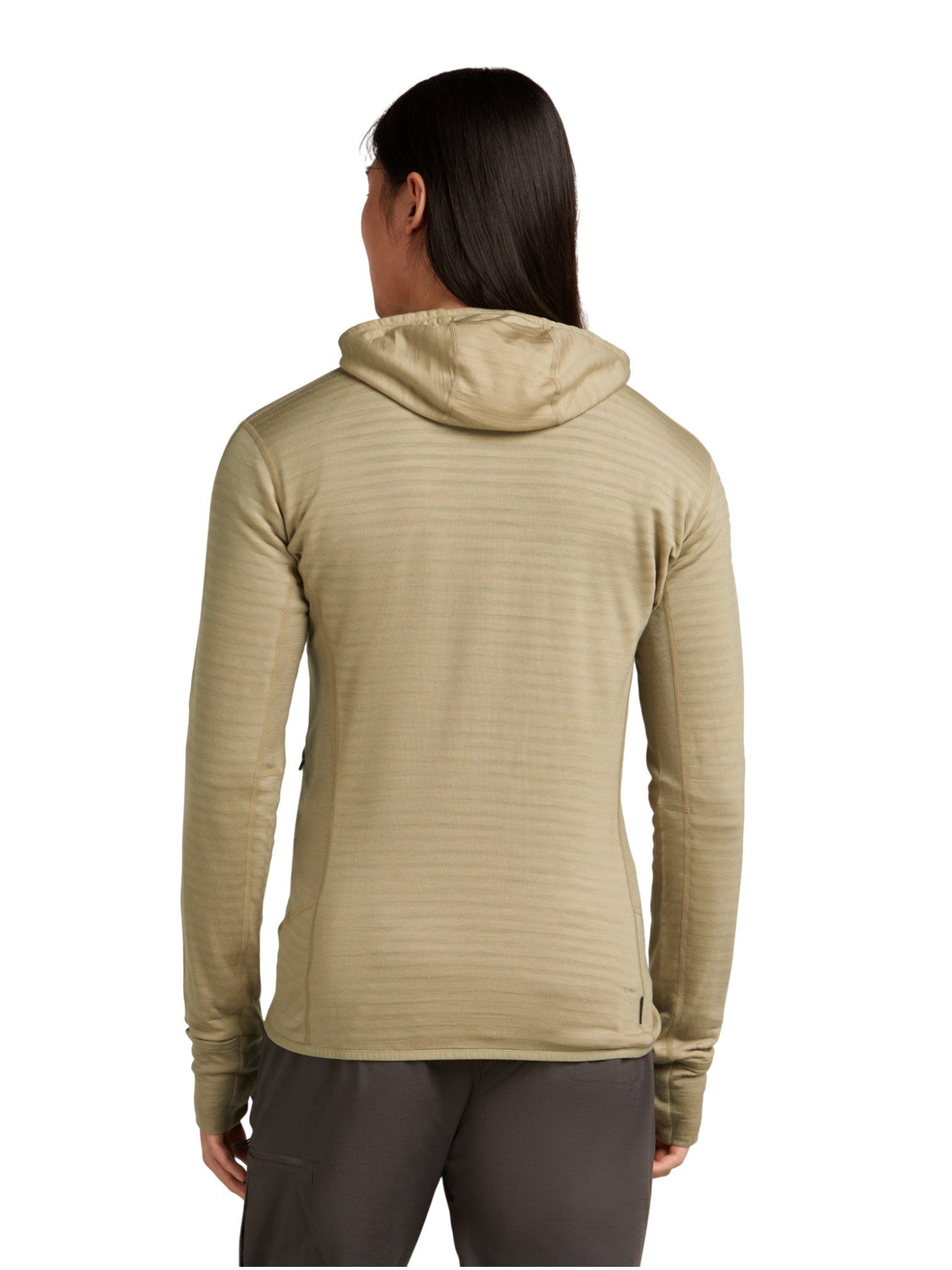 Icebreaker Fleecejacke Descender Merino Blend 300 RealFleece mit Kapuze (Merinowolle)