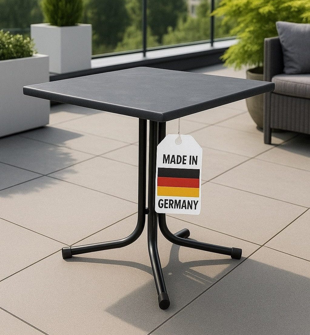 Gardissimo Gartentisch Deep 80 x 80 cm Klapptisch Balkontisch wetterfest kl günstig online kaufen