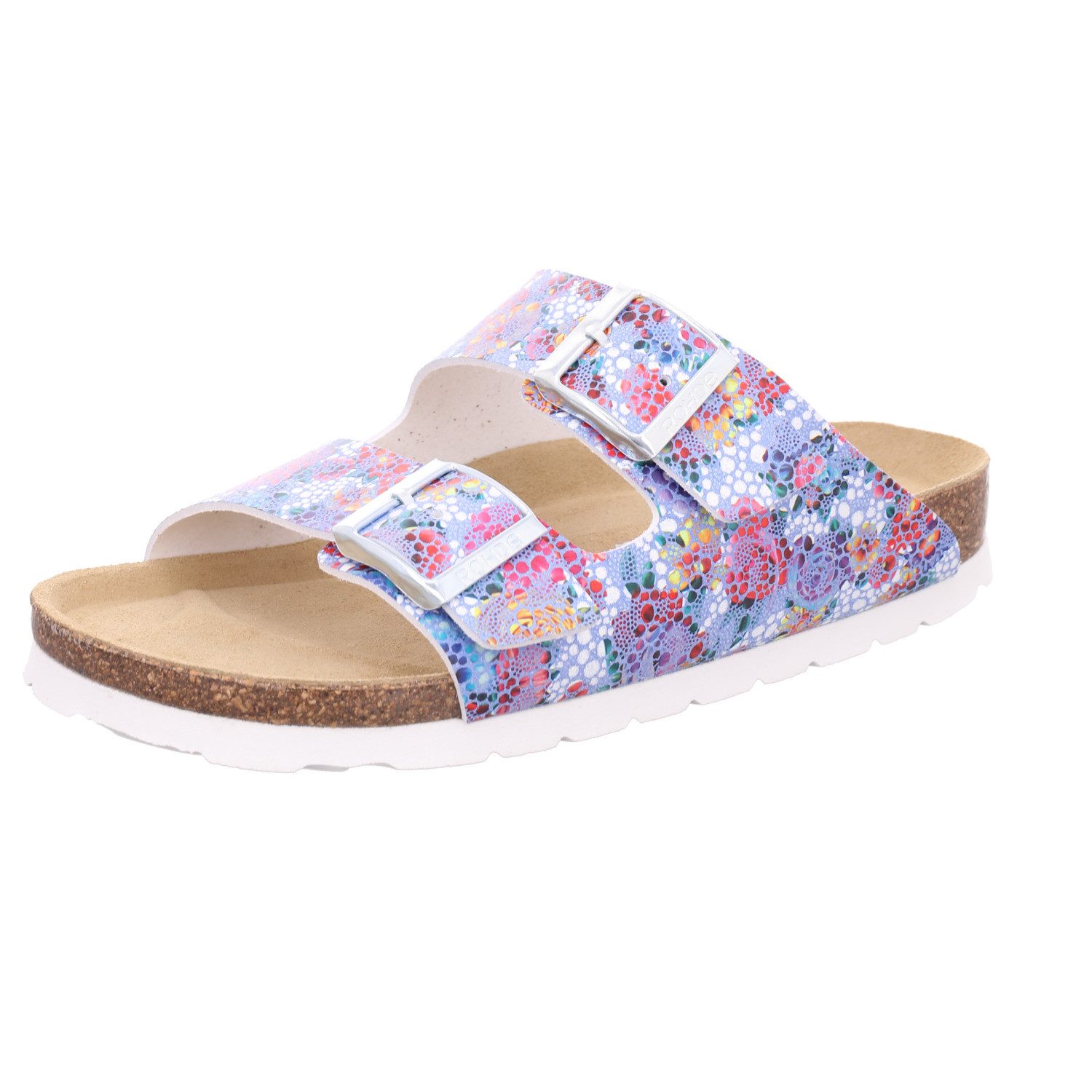 Rohde ALBA Pantolette Sommerschuh, Hausschuh, Strandschuh mit verstellbaren Schnallen