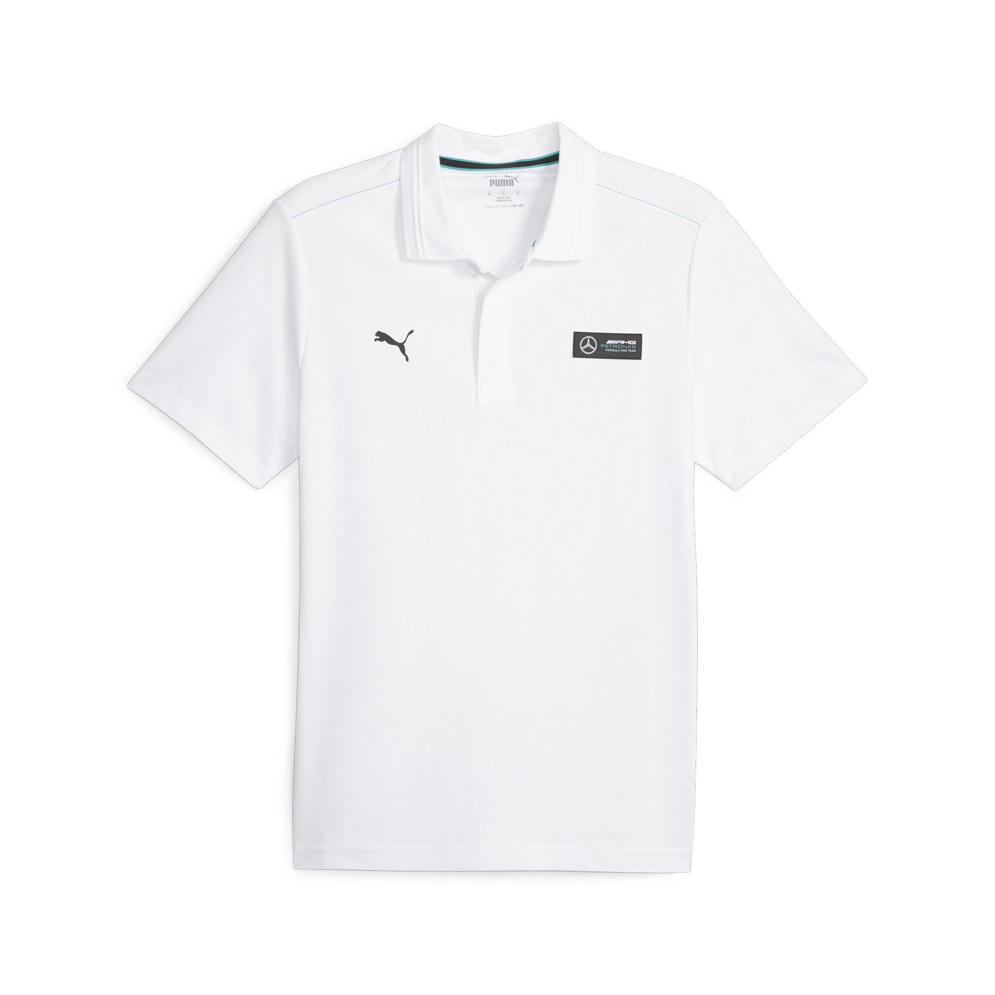 Poloshirt White Herren Motorsport Poloshirt PUMA Mercedes-AMG PETRONAS