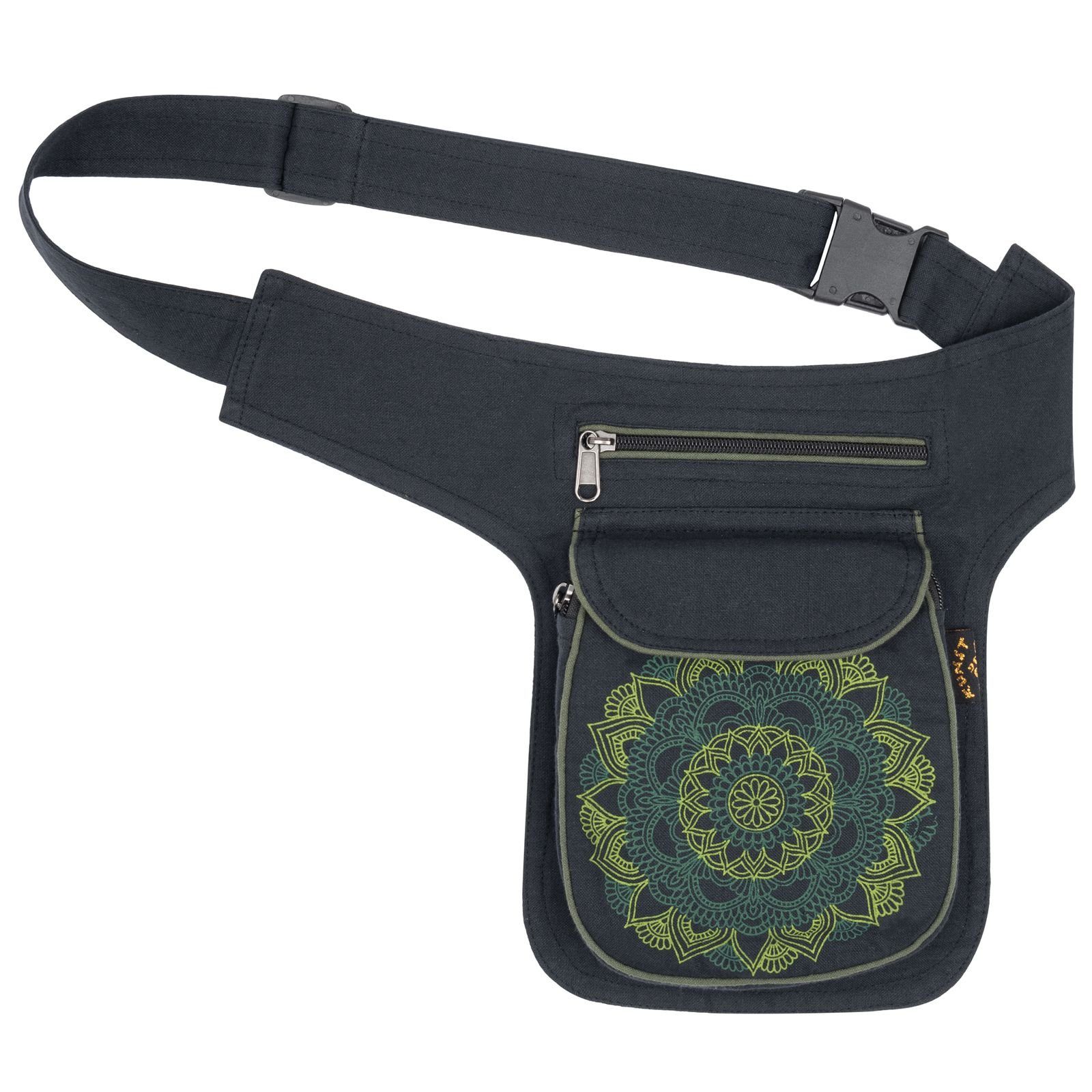 KUNST UND MAGIE Bauchtasche Bauchtasche Hüfttasche Mandala Gürteltasche Festivaltasche Sidebag