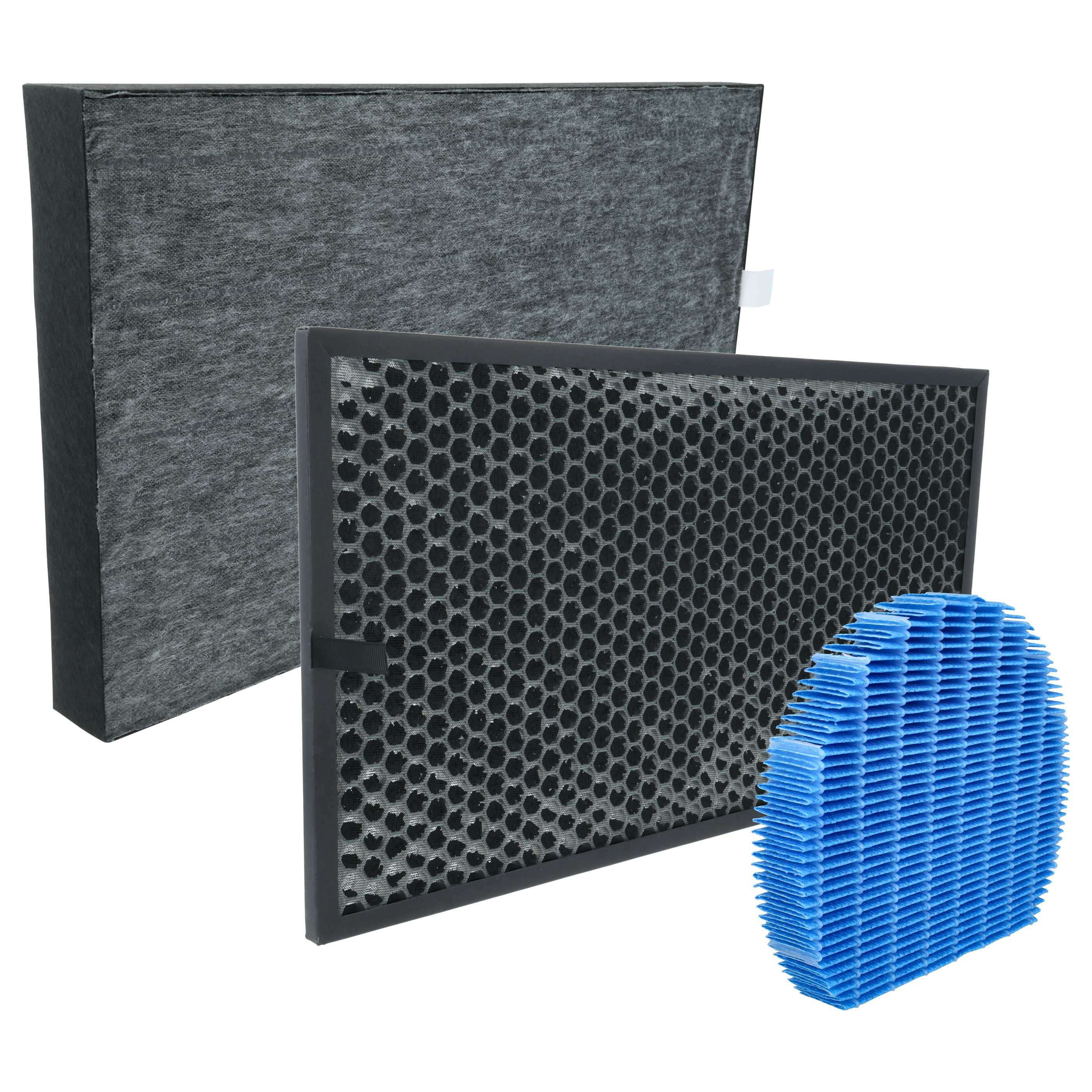 vhbw Filter-Set Ersatz für Sharp FZ-C150HFE, FZ-C70DFE, FZ-C70DFU für Luftreiniger, Zubehör für Sharp Sharp FZ-A61MFR, FZ-C100DFE, FZ-C100DFU, FZ-C150DFE, FZ-C150DFU, FZ-C70DFE, FZ-C70DFU, FZ-C100MFE, FZ-C150HFE