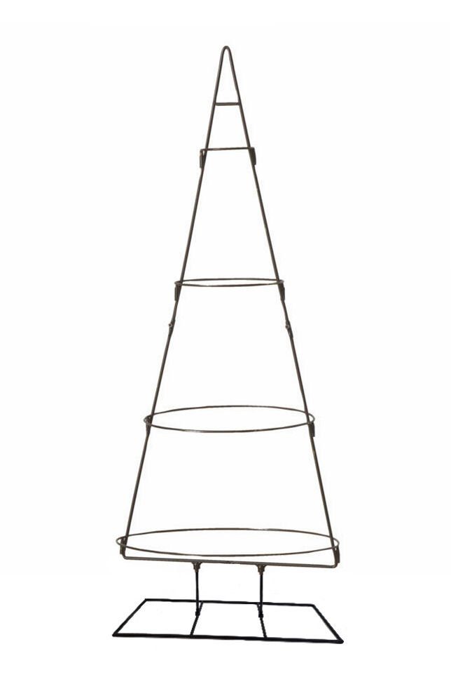 Spetebo Weihnachtskugelständer Deko Metall Tannenbaum Aufsteller, mit