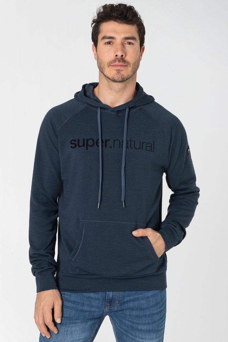 SUPER.NATURAL Hoodie Merino Hoodie M FAVOURITE HOODIE atmungsaktiver Merino-Materialmix