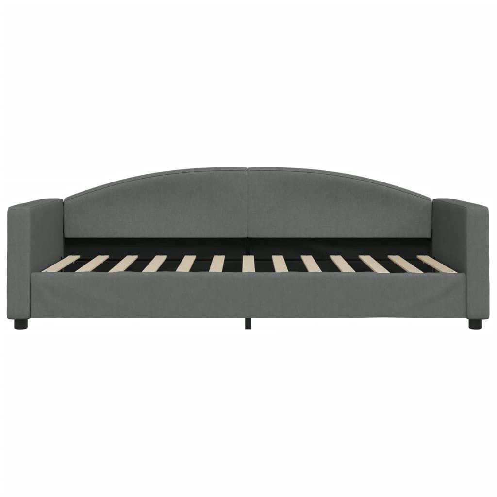 vidaXL Bett Tagesbett Dunkelgrau 90x200 cm günstig online kaufen