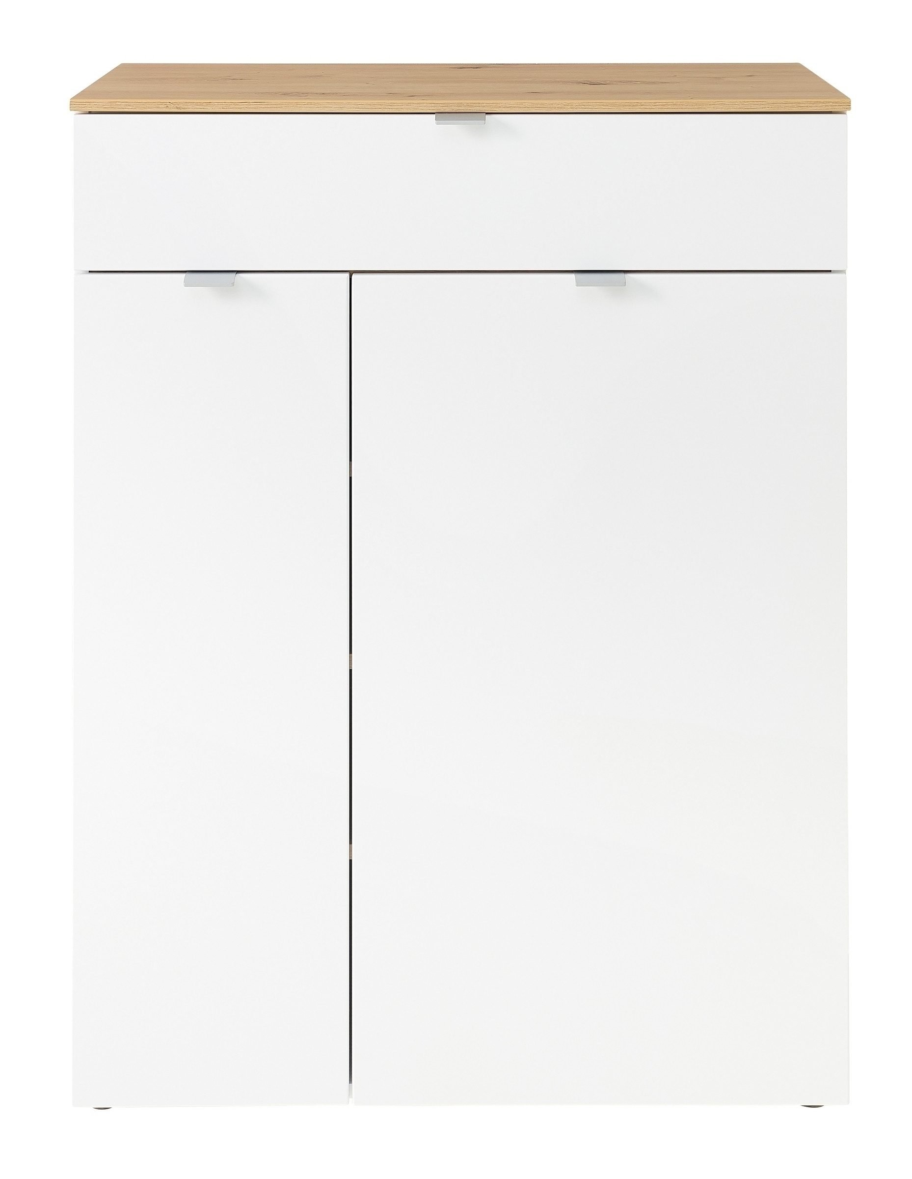 Innostyle Garderoben-Set (2-teilig) weiss matt / Eiche - 78x190x38cm (BxHxT), (2-teilig)